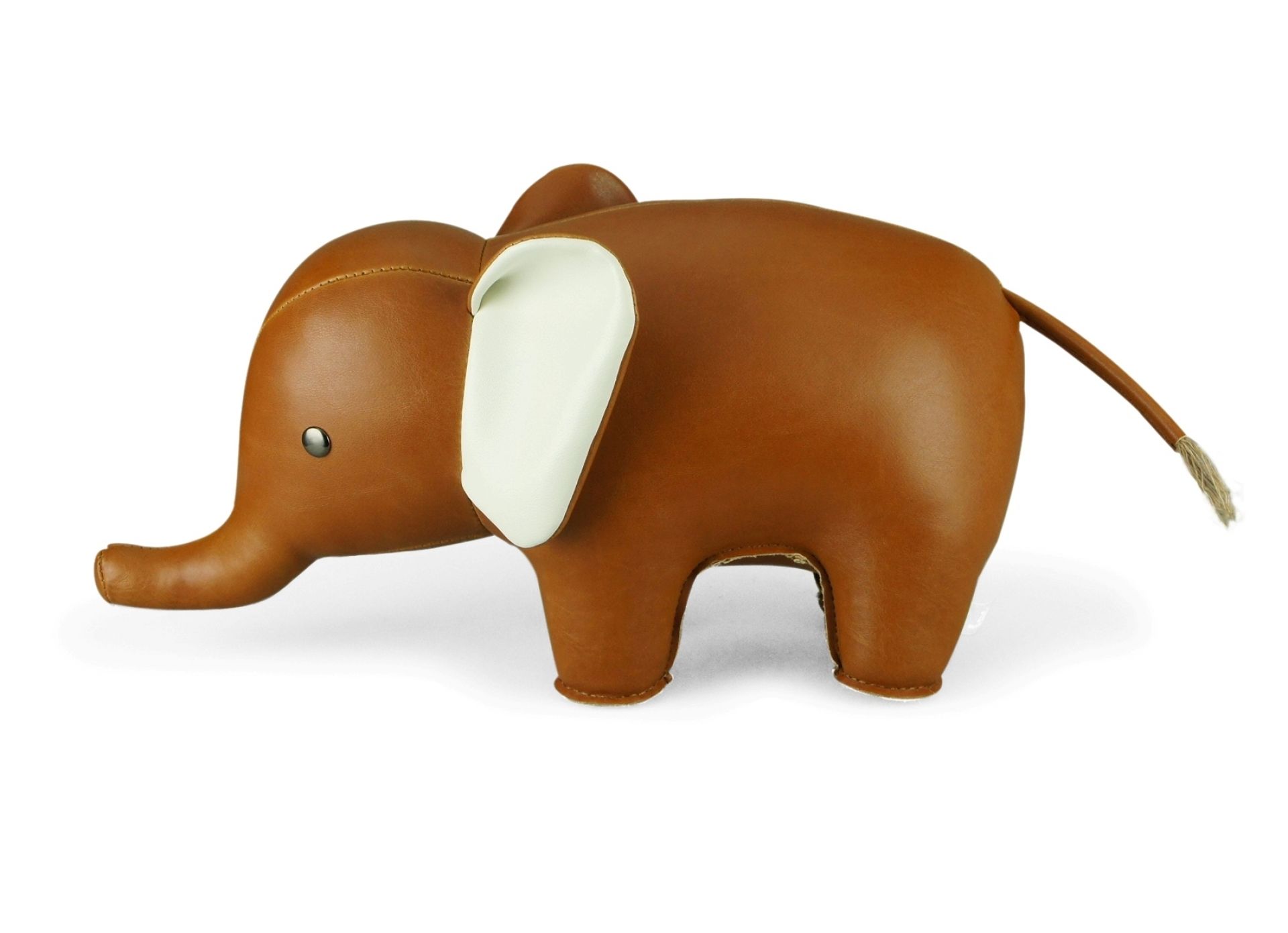 Serre-livres Classic Eléphant Tan/Blanc Züny