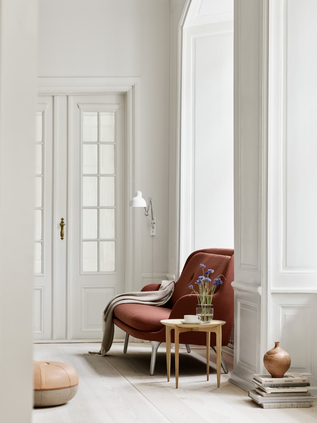 Pouf Small tabouret Fritz Hansen