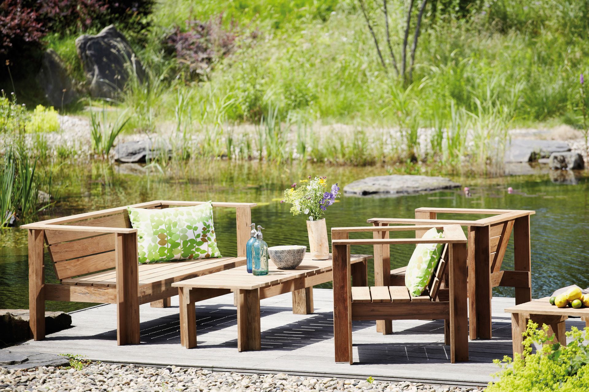 Batten Lounge Table d'appoint Nature Largeur 57 Jan Kurtz