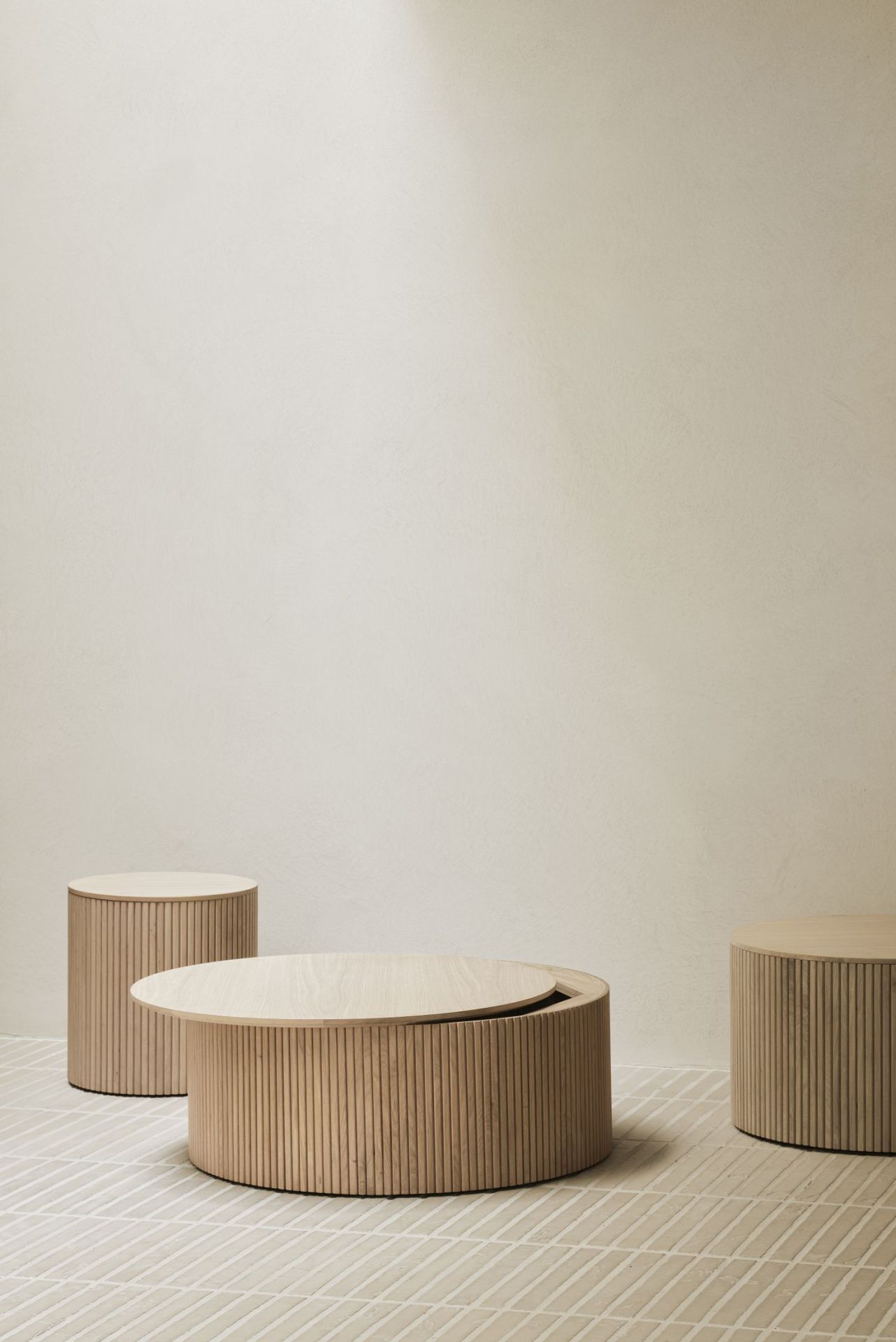 Roller Max table basse chêne Ø60cm Ethnicraft