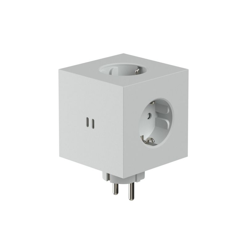 Square 2 - Avolt Cube de prises avec USB-C Gotland grey dfp Design 