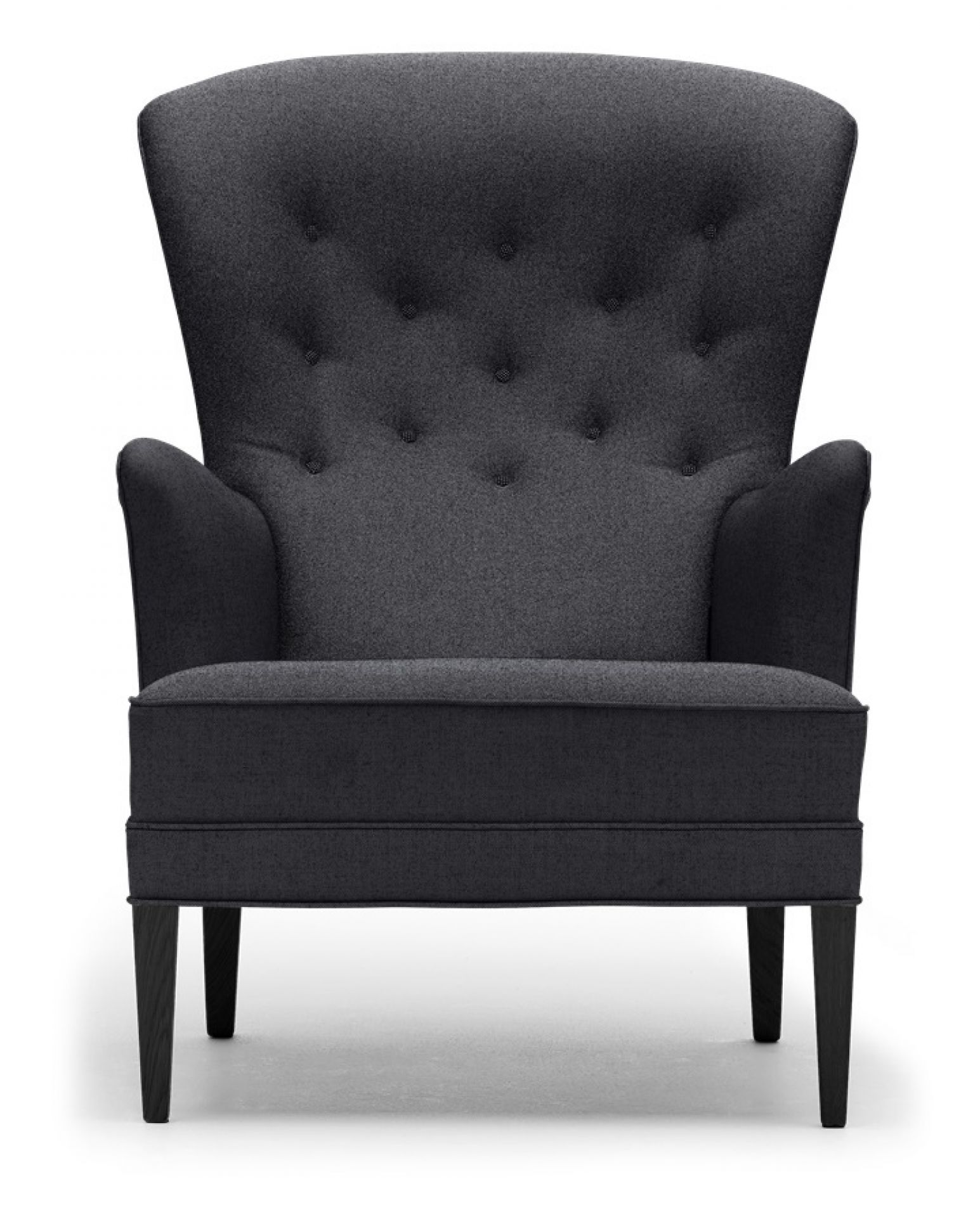 FH419 Heritage Chair Sessel von Carl Hansen & Søn, Eiche schwarz, Fiord 191.