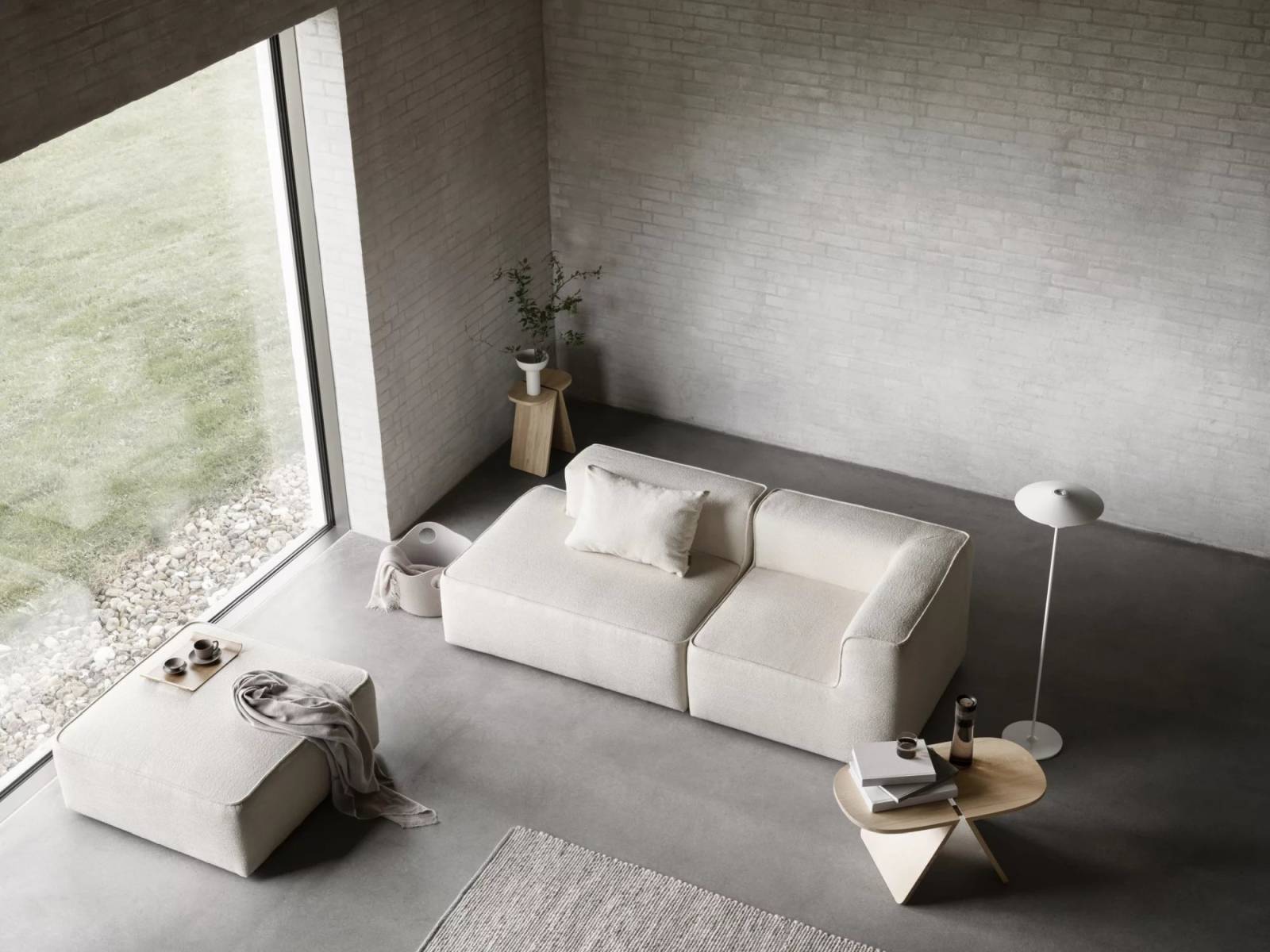 Avio Table d'appoint L 80 x P 43 x H 38 cm Blomus