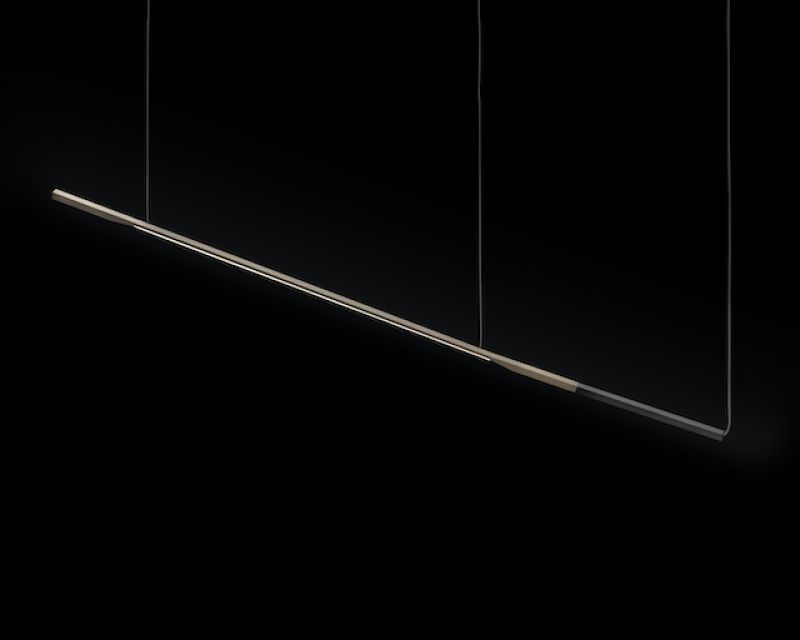 Ilo Lampe à Suspension Bronze Satiné Oluce