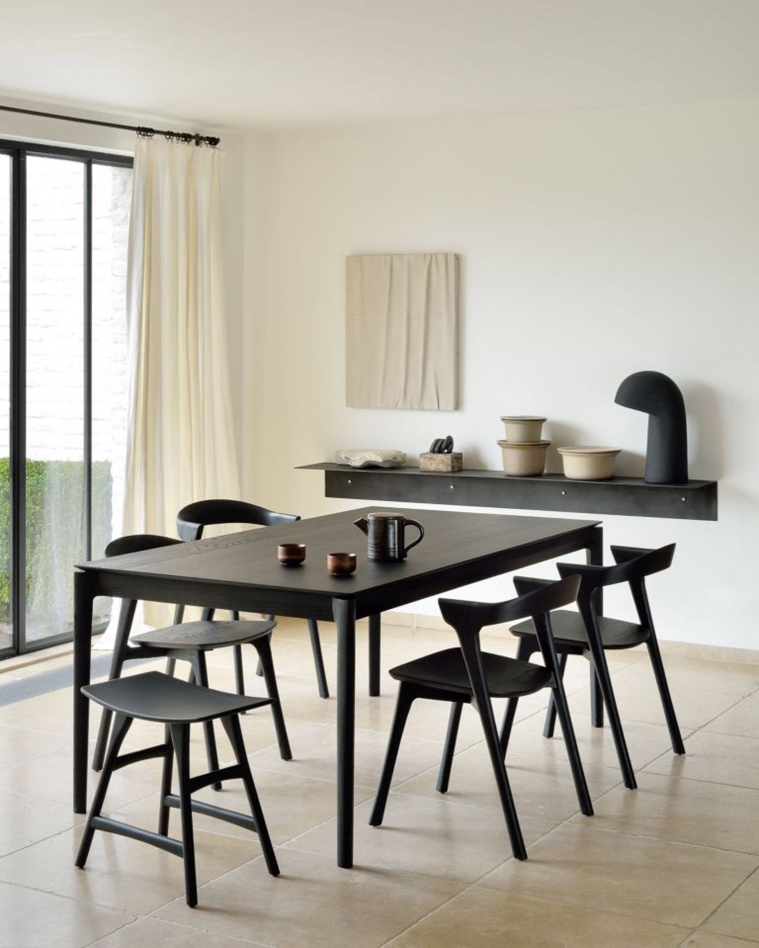 Bok Table extensible Chêne Noir Ethnicraft
