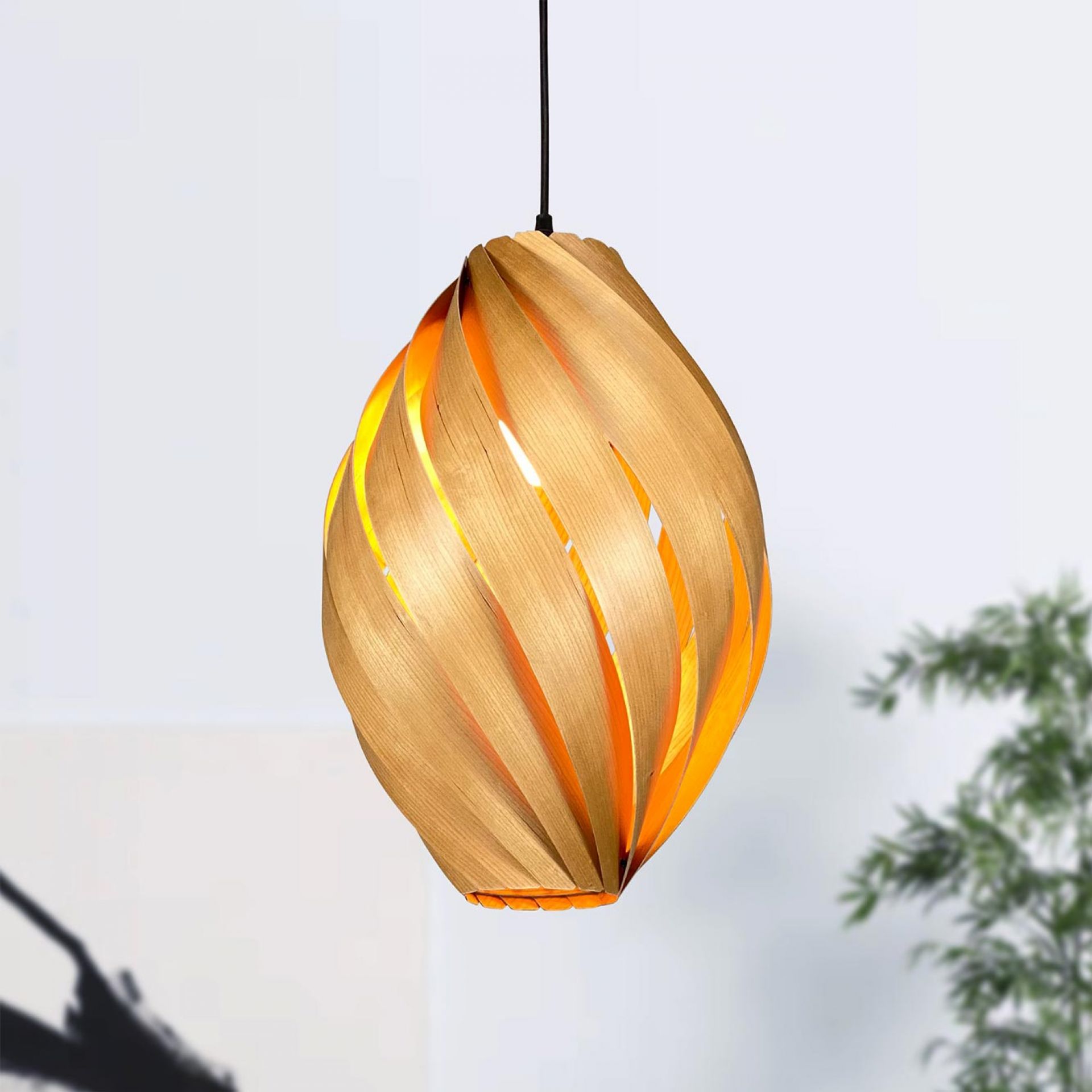Ardére Lampe à suspendre arrondi Cerisier Gofurnit