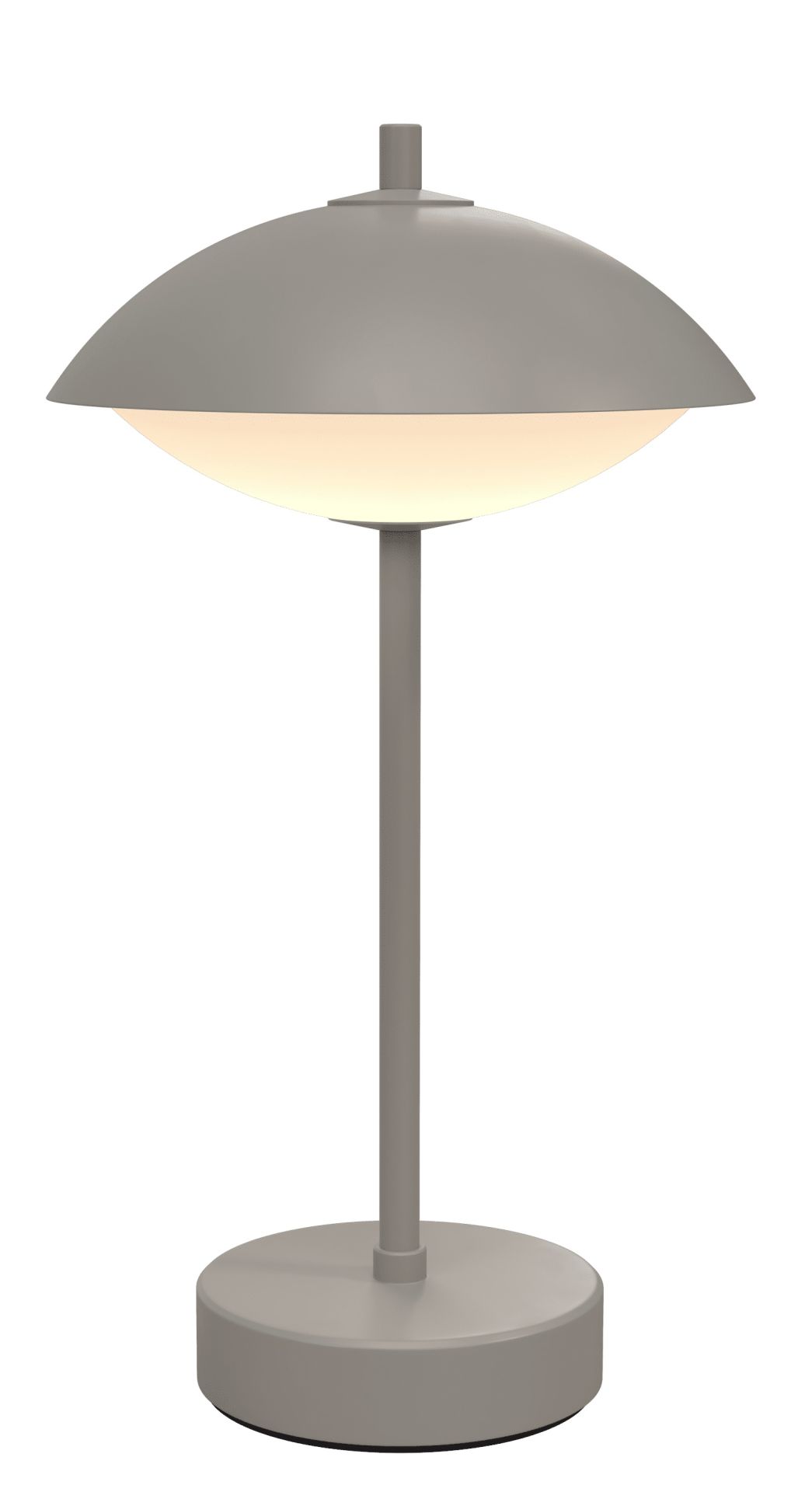 Clam Lampe de table portable Lampe à batterie Fritz Hansen Nine grey