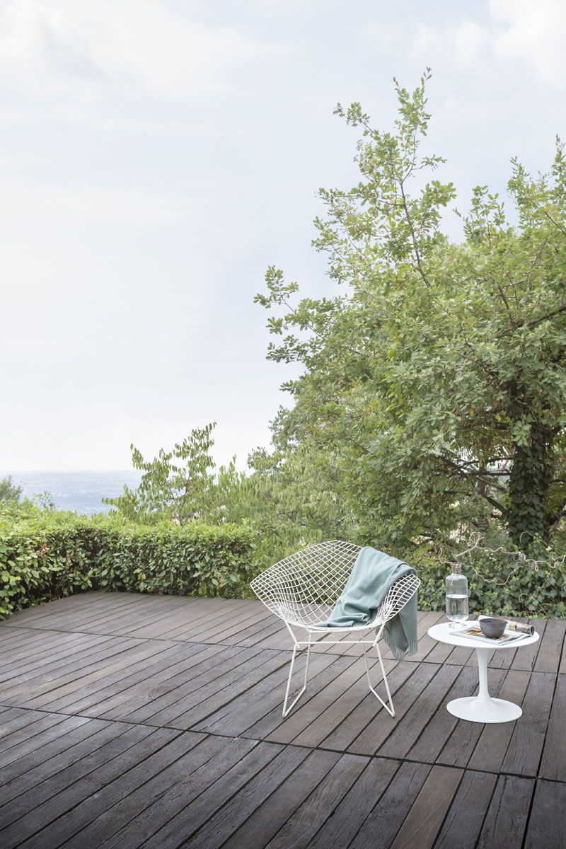 Bertoia Diamond fauteuil OUTDOOR Knoll International QUICK SHIP