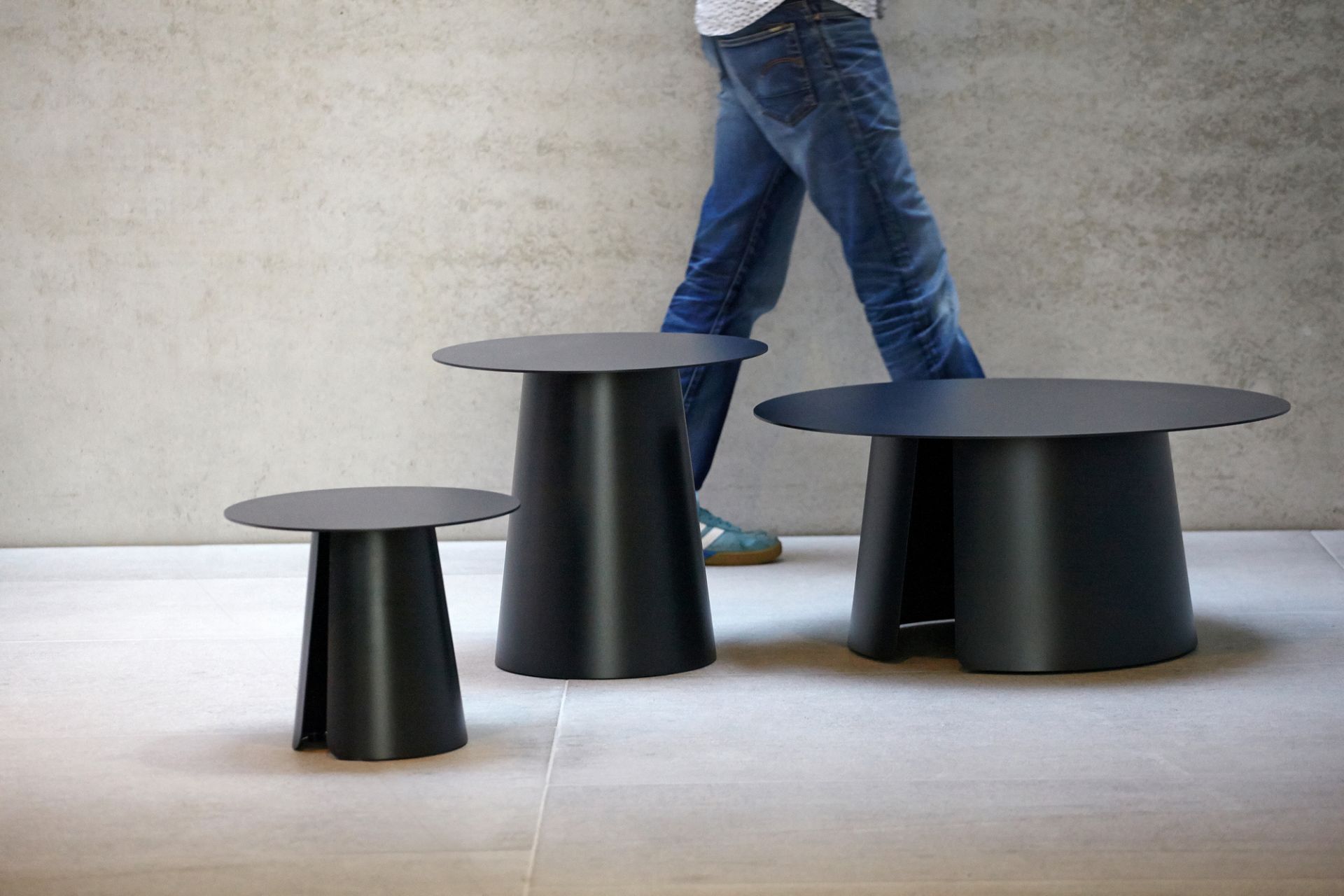 Feel table d'appoint blanc Ø40 Jan Kurtz