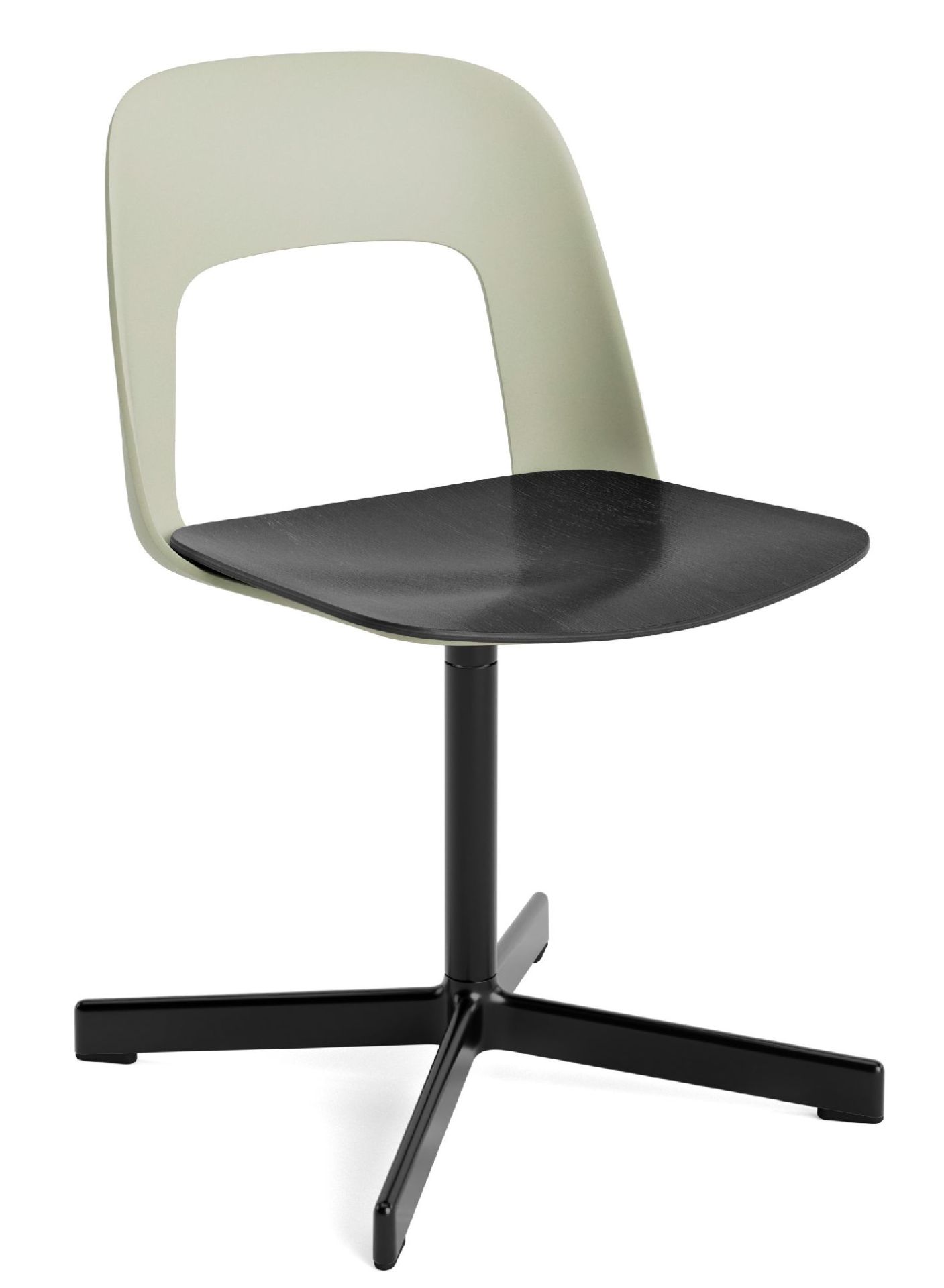 Layout Side Chair 132 4-étoiles pivotantes chaise Hay 