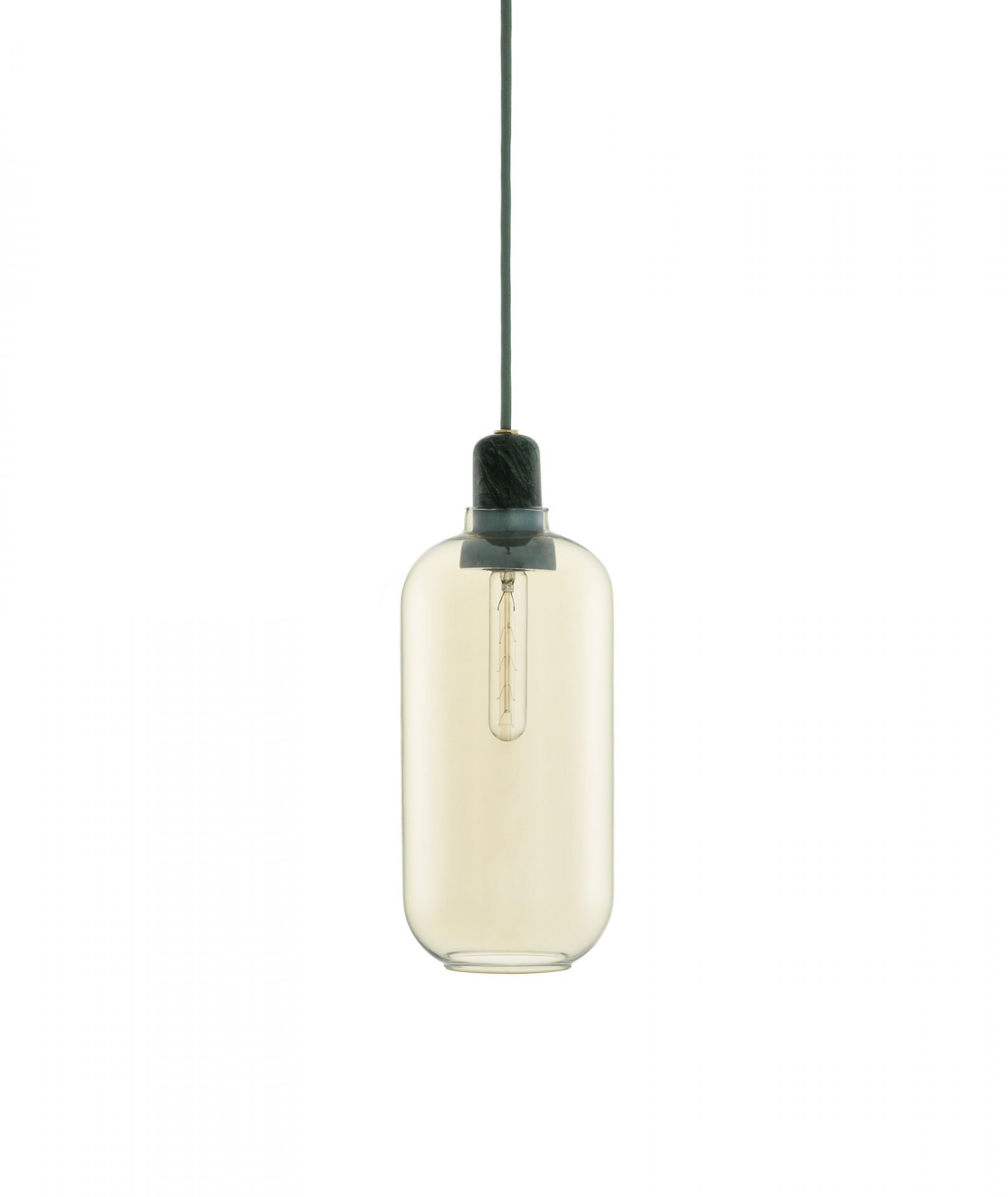 Amp Lamp Lampe à suspendre Ø 11,2 x H 26 cm / VERT OR Normann Copenhagen OFFRE SPECIALE