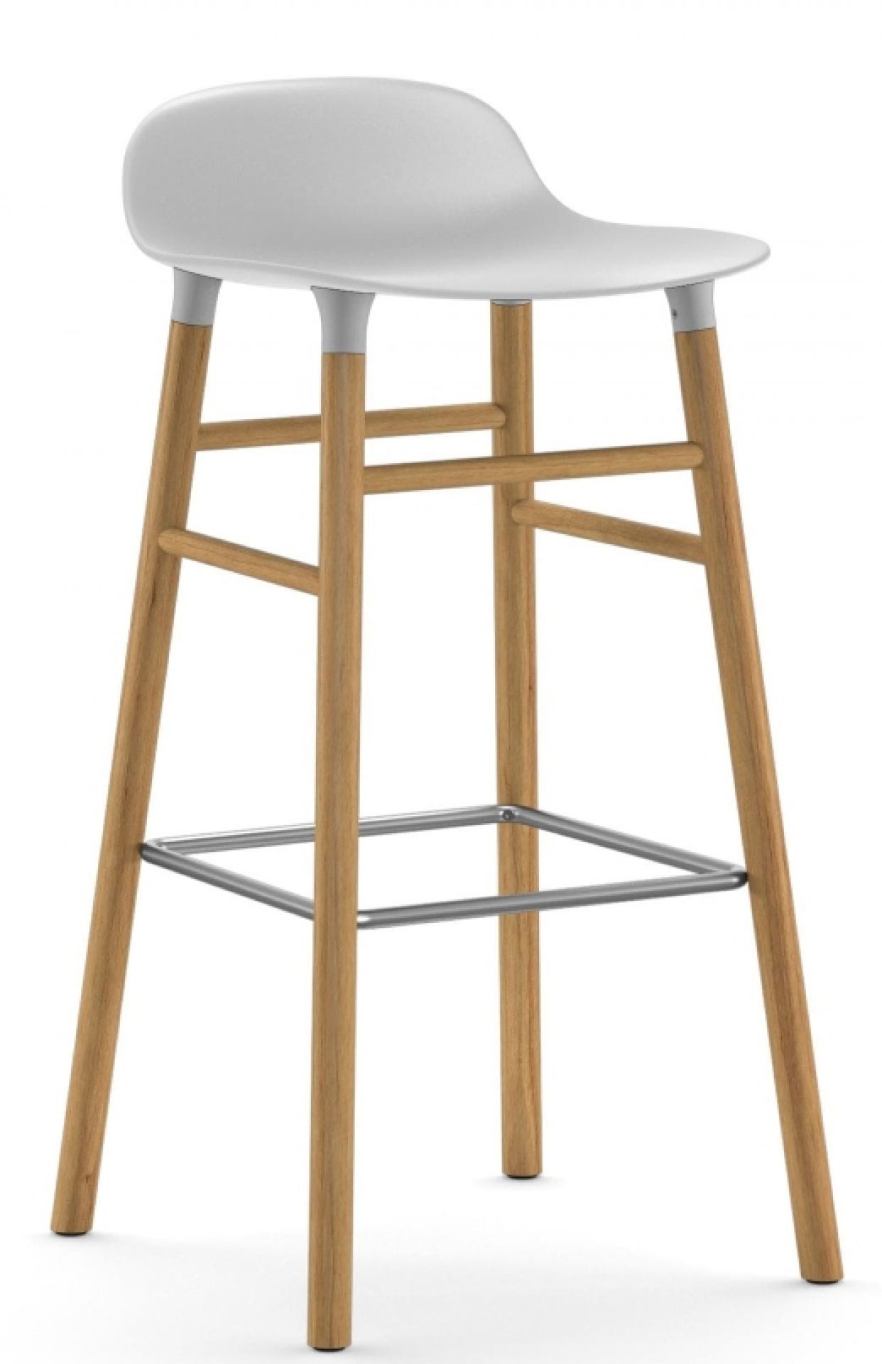 Form Barstool tabouret de bar H 75 cm Bois Normann Copenhagen