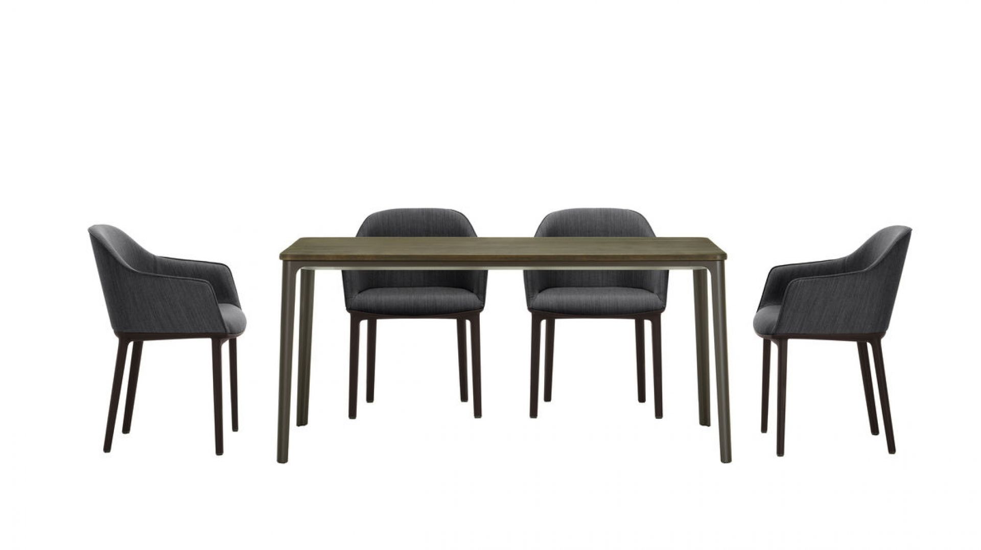 Softshell Chair pied à quatre pattes Chaise Vitra