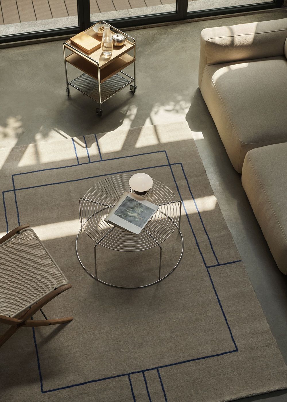 Wire Coffee table Table basse AndTradition