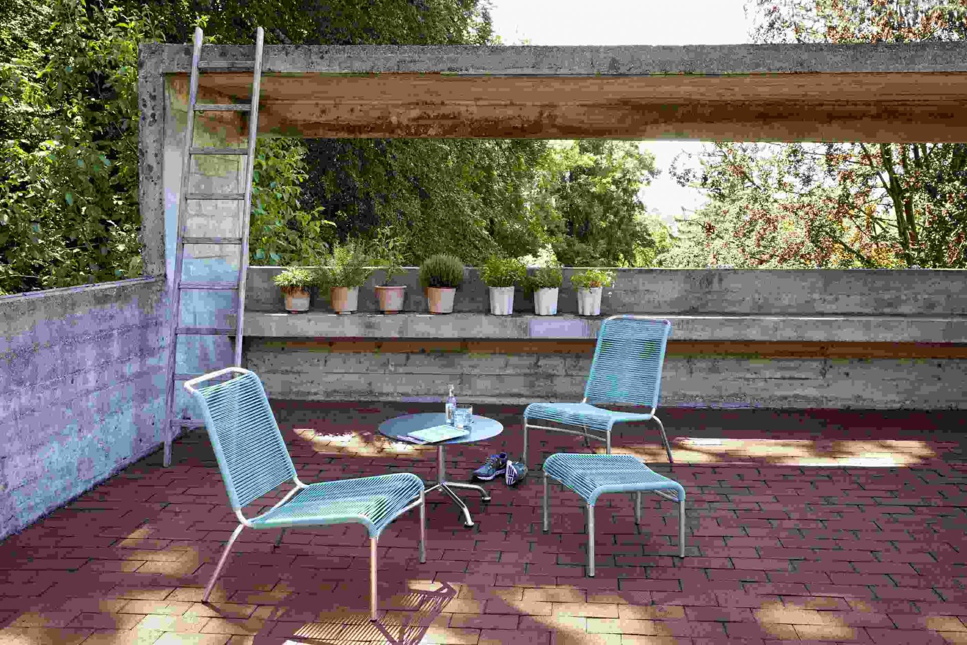 Altorfer Lounge tabouret Outdoor Embru 