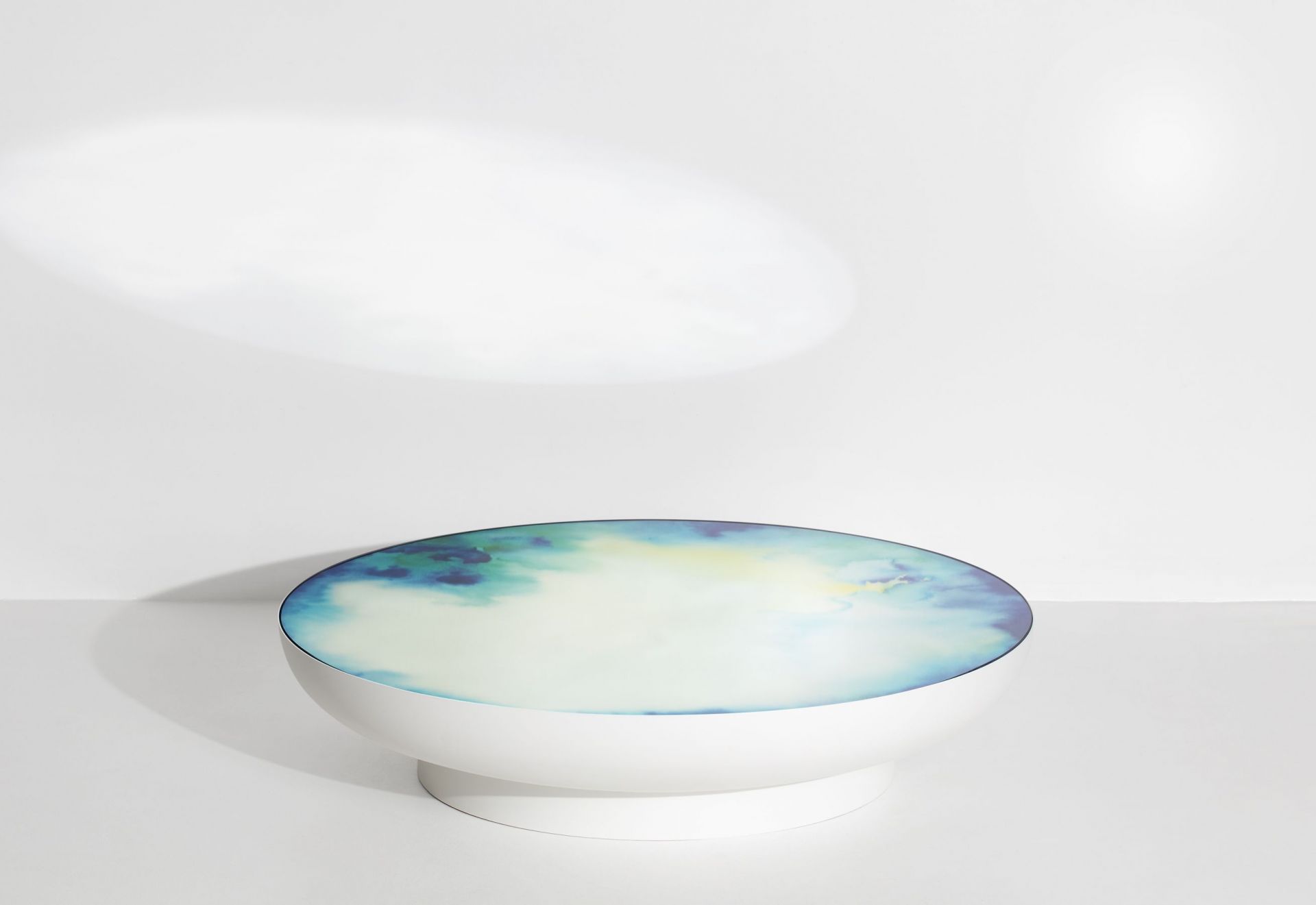 Francis Coffee Table Table basse Ø 110 cm Petite Friture Blanc Francis Coffee Table Table basse Ø 110 cm Petite Friture Blanc