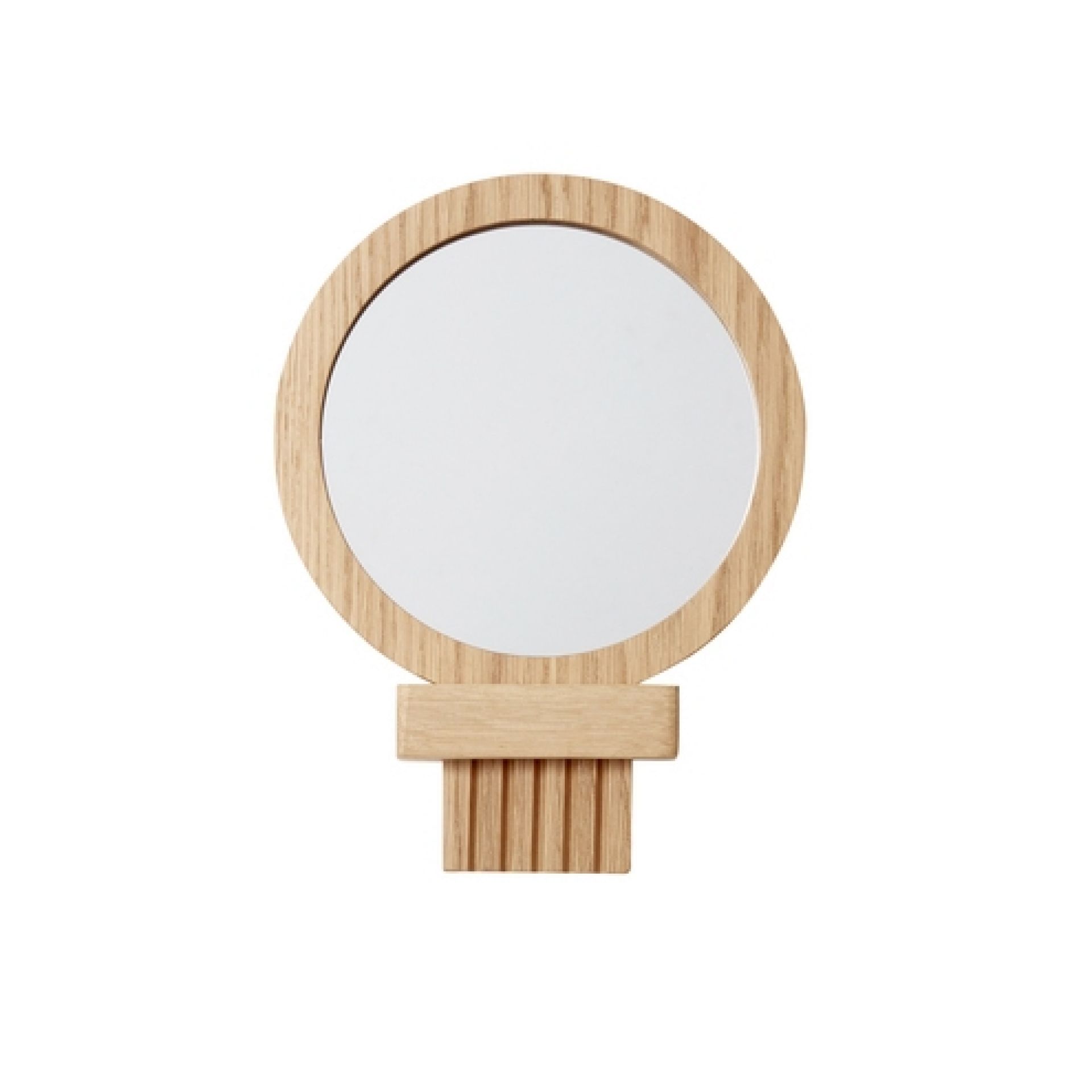 Wall mirror Miroir mural Verre Chêne Hübsch Interior OFFRE SPECIALE