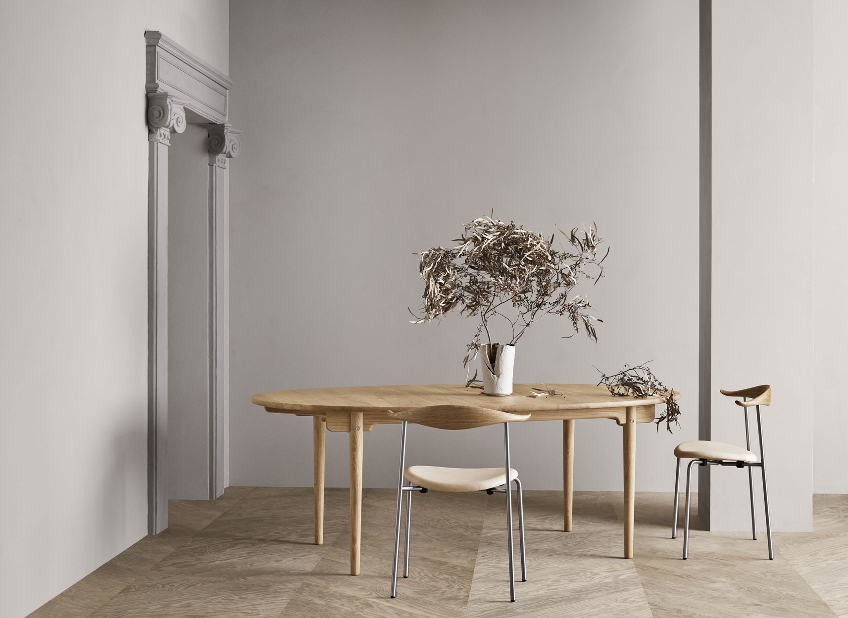 CH88P chaise rembourrée Carl Hansen & Søn