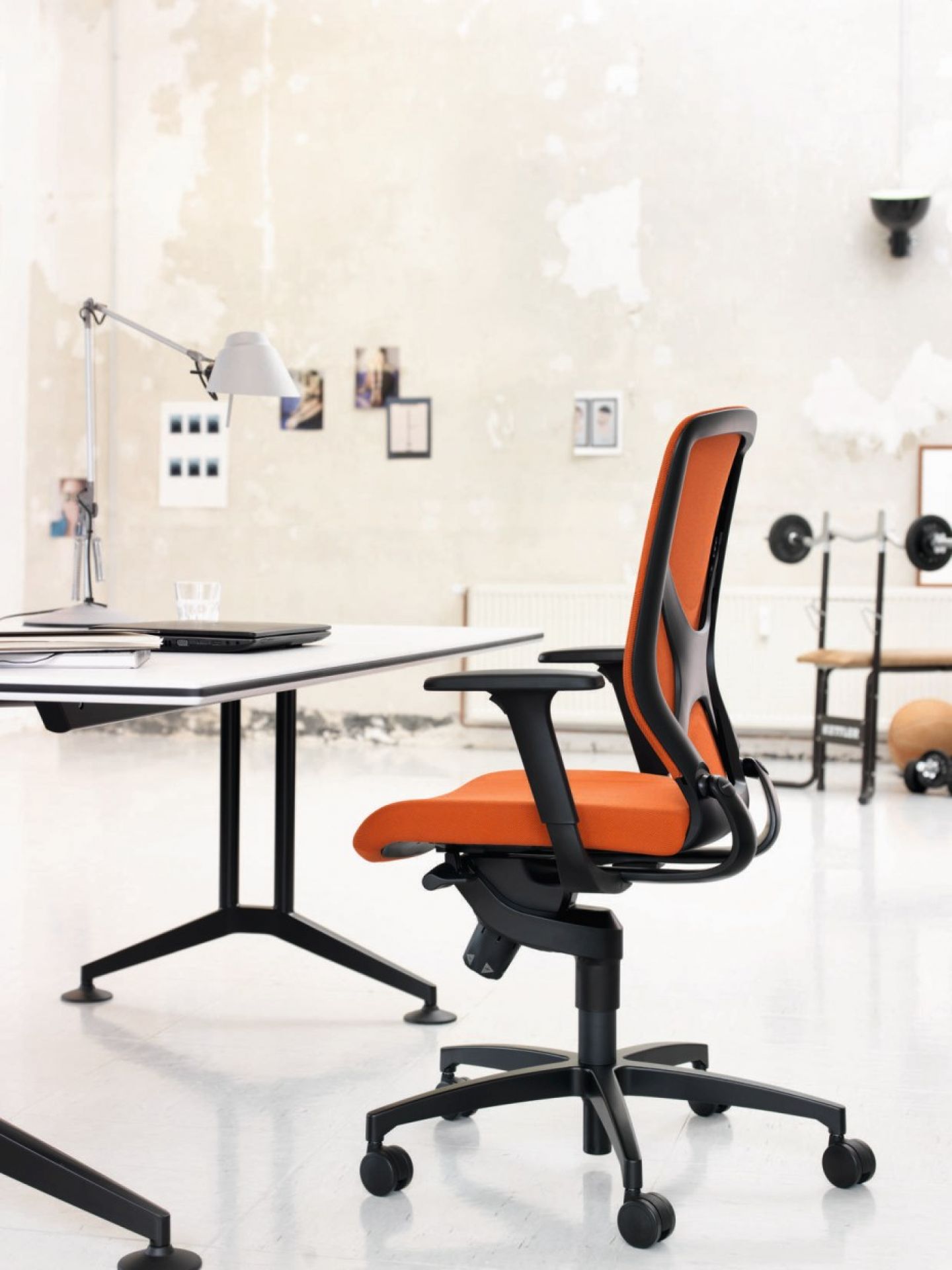 In 184/7 Chaise pivotante de bureau Wilkhahn
