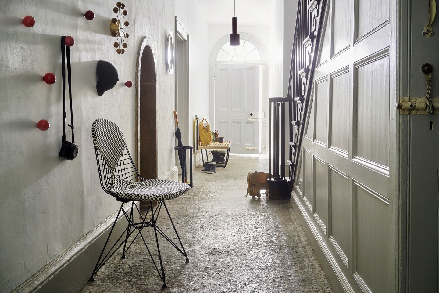 DKR-2 Wire Chair chaise avec assise et dossier rembourrés Vitra