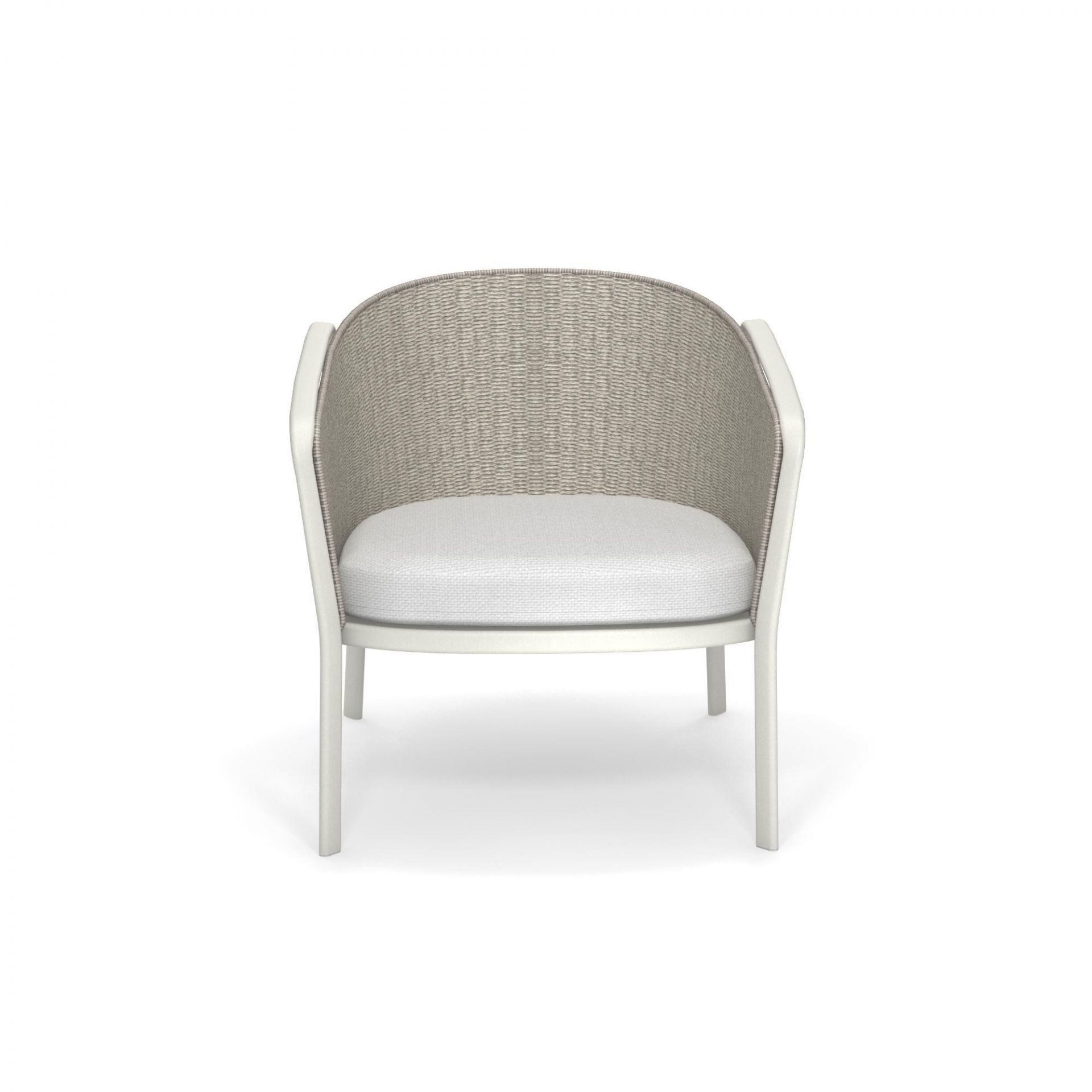 Carousel 1216 Outdoor Lounge chaise Emu blanc / ivoire melange