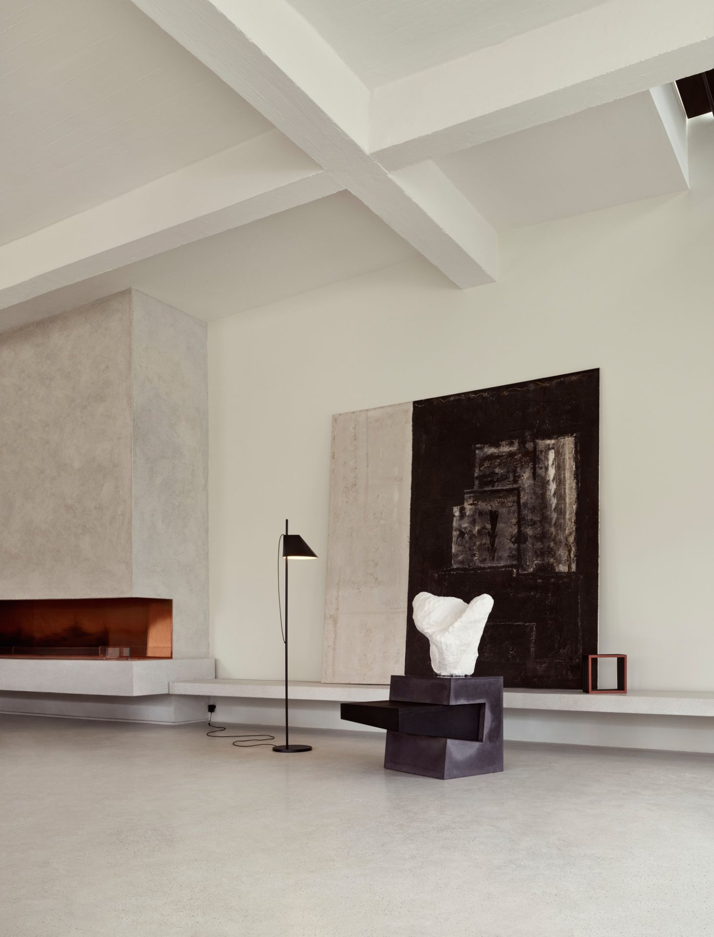 Yuh LED Lampadaire Louis Poulsen Noir