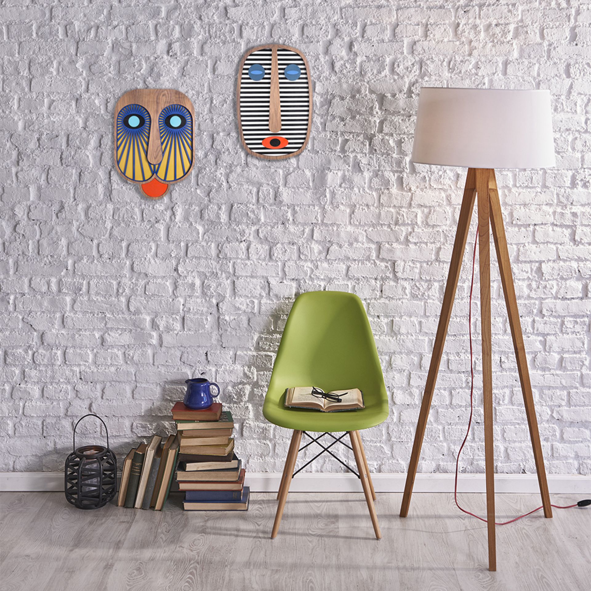 Modern African Masque Petit Décorations murales Umasqu 19 OFFRE SPECIALE