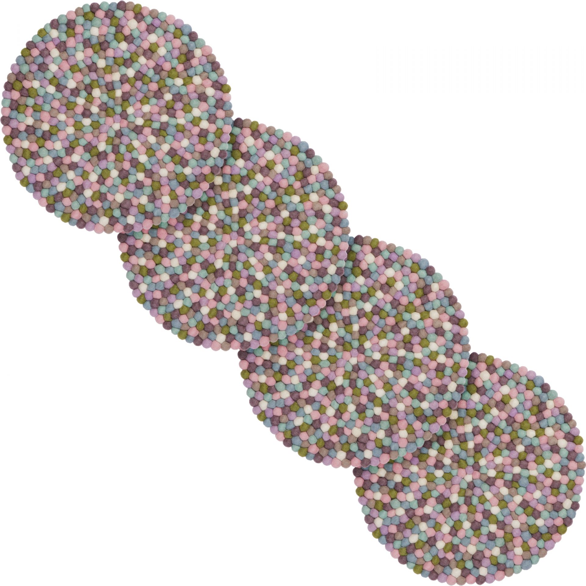 Boules en feutre Coussin de siège ronde 36 cm myfelt OFFRE SPECIALE