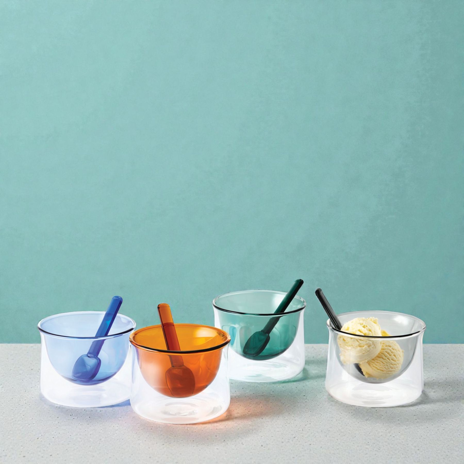 Gobelet à gelato avec cuillère Philippi