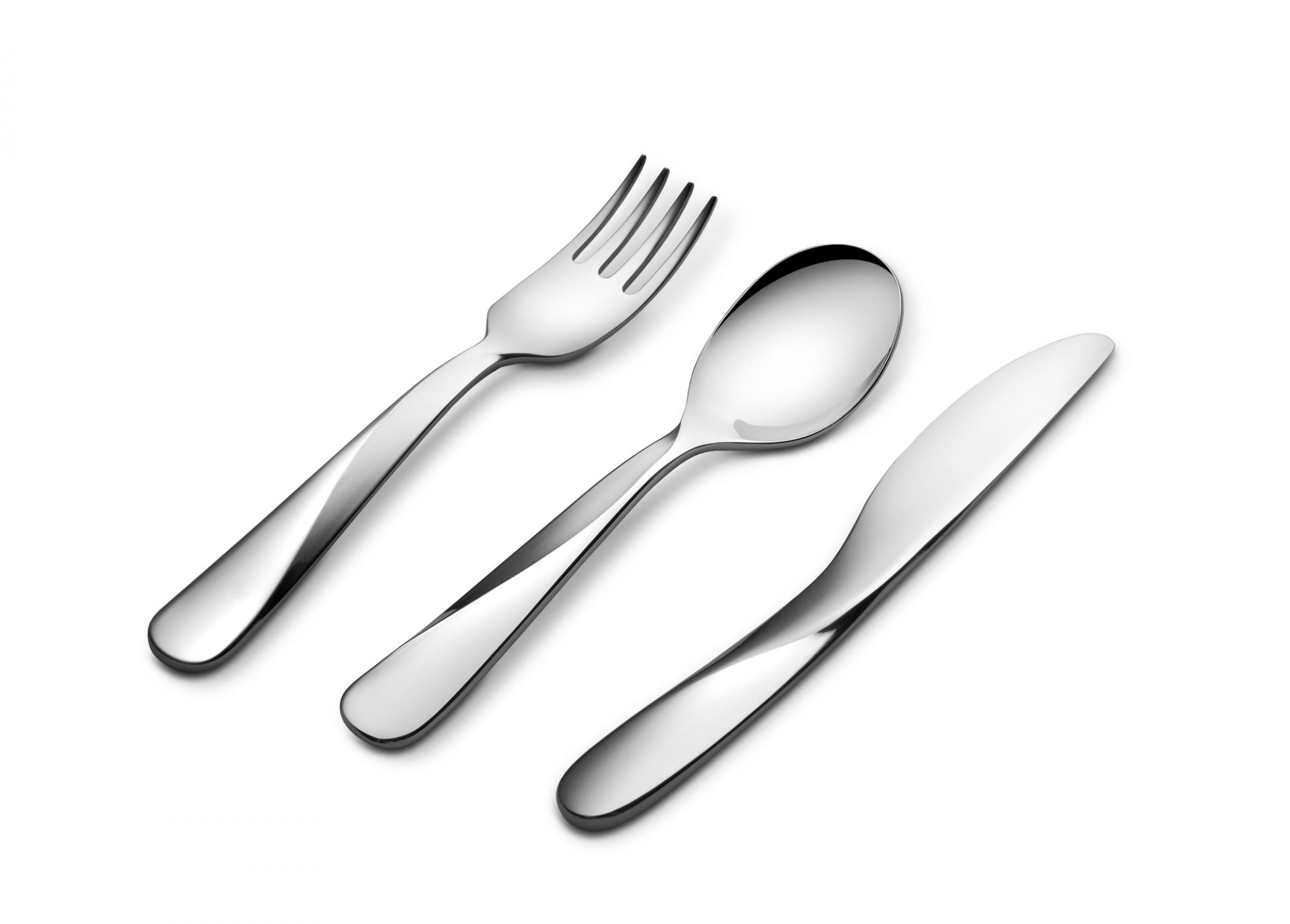 Giro Kids Collection Ensemble de Couverts pour Enfants en Acier Inoxydable Alessi