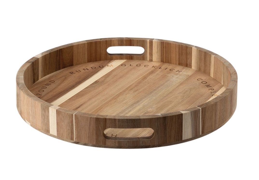 Roues du plateau en bois "Tout le bonheur"