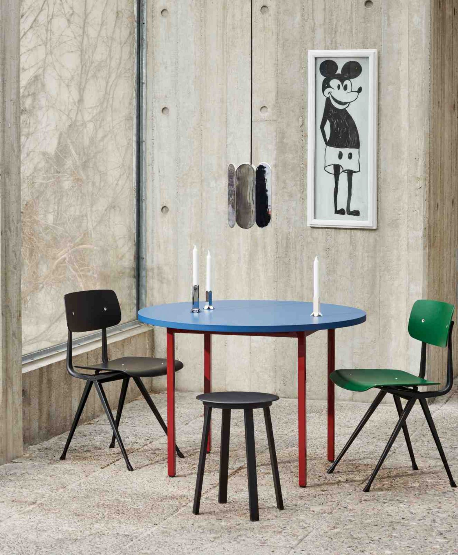Two Colour Table 105 cm Hay