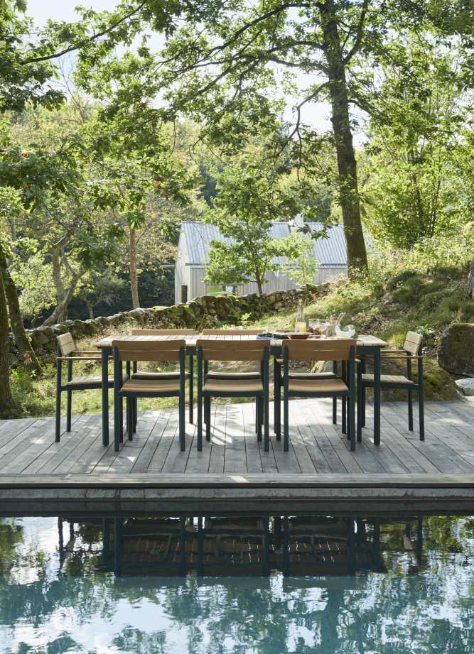Pelagus Extension Plate Plaque d'extension pour la table Pelagus Table Skagerak by Fritz Hansen