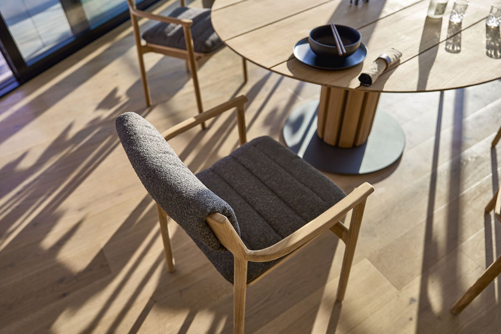 Teva Table ronde / Table de salle à manger Weishäupl