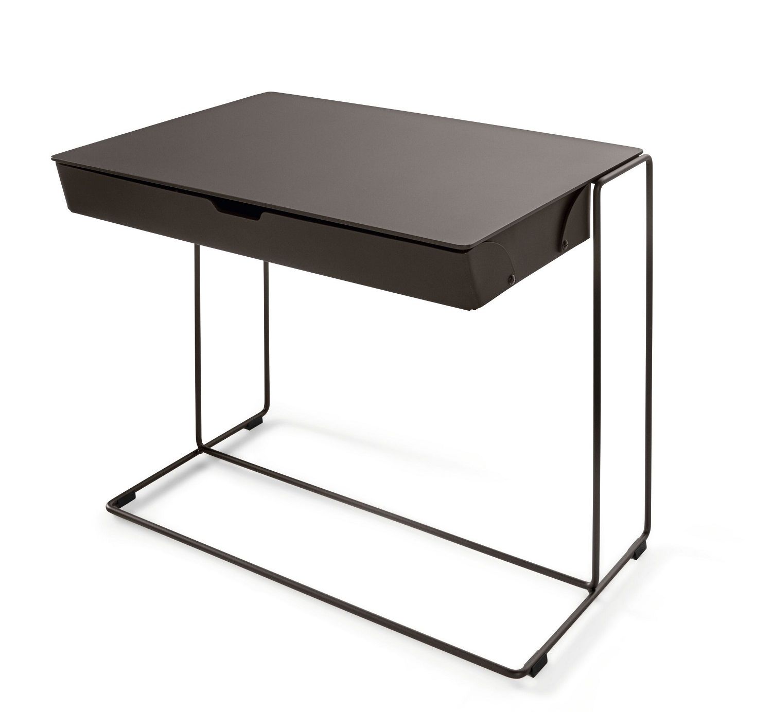Oki Side Table Table d'appoint avec sac en cuir Walter Knoll