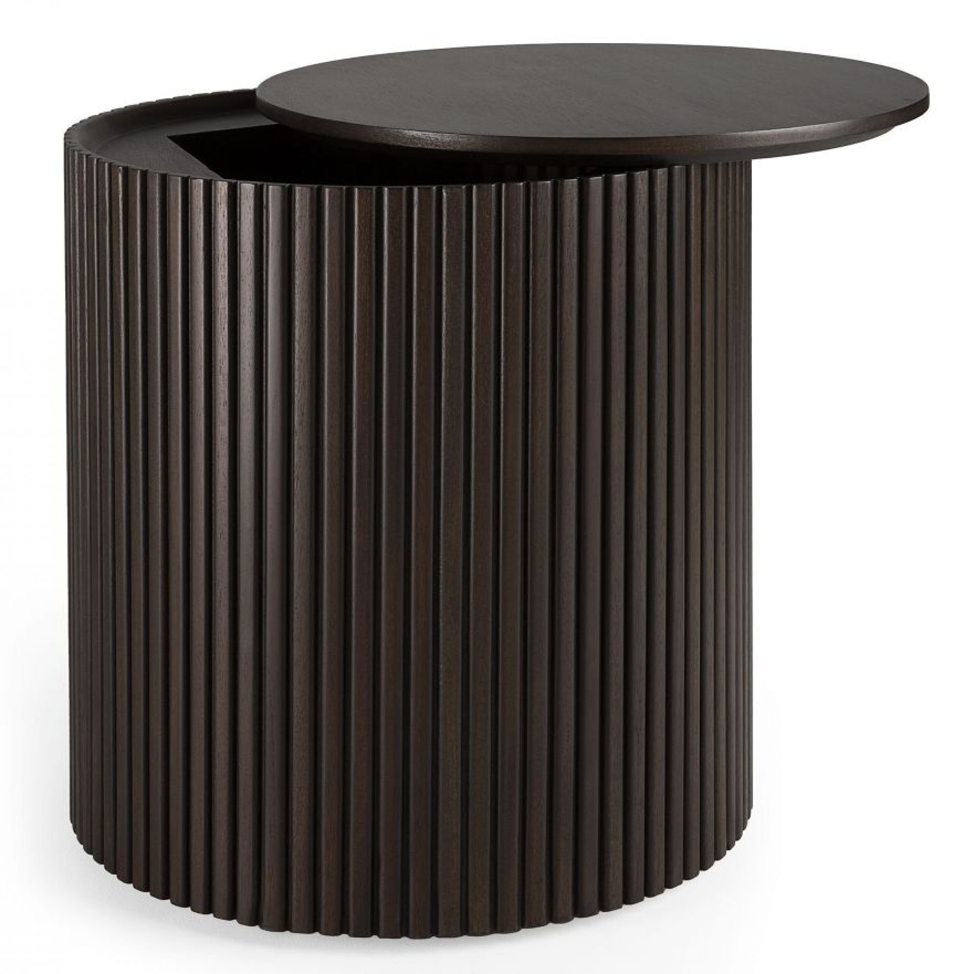 Roller Max Table d'appoint ronde brun foncé Ethnicraft