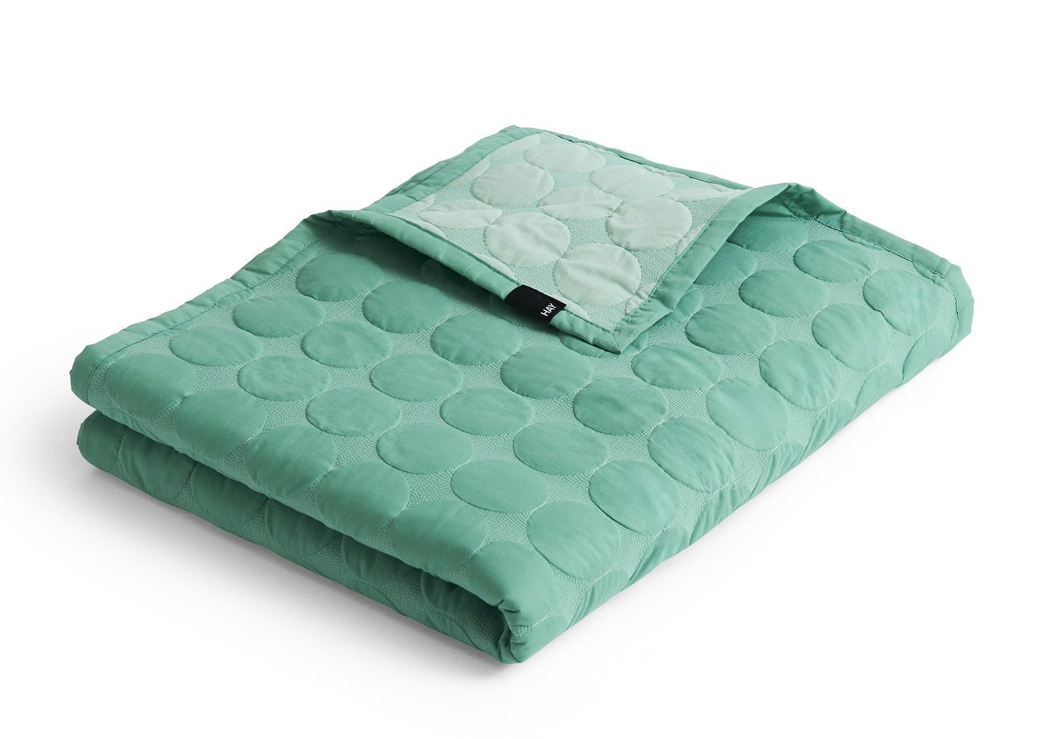 Mega Dot Organic Quilted bed cover Couvre-lit Hay