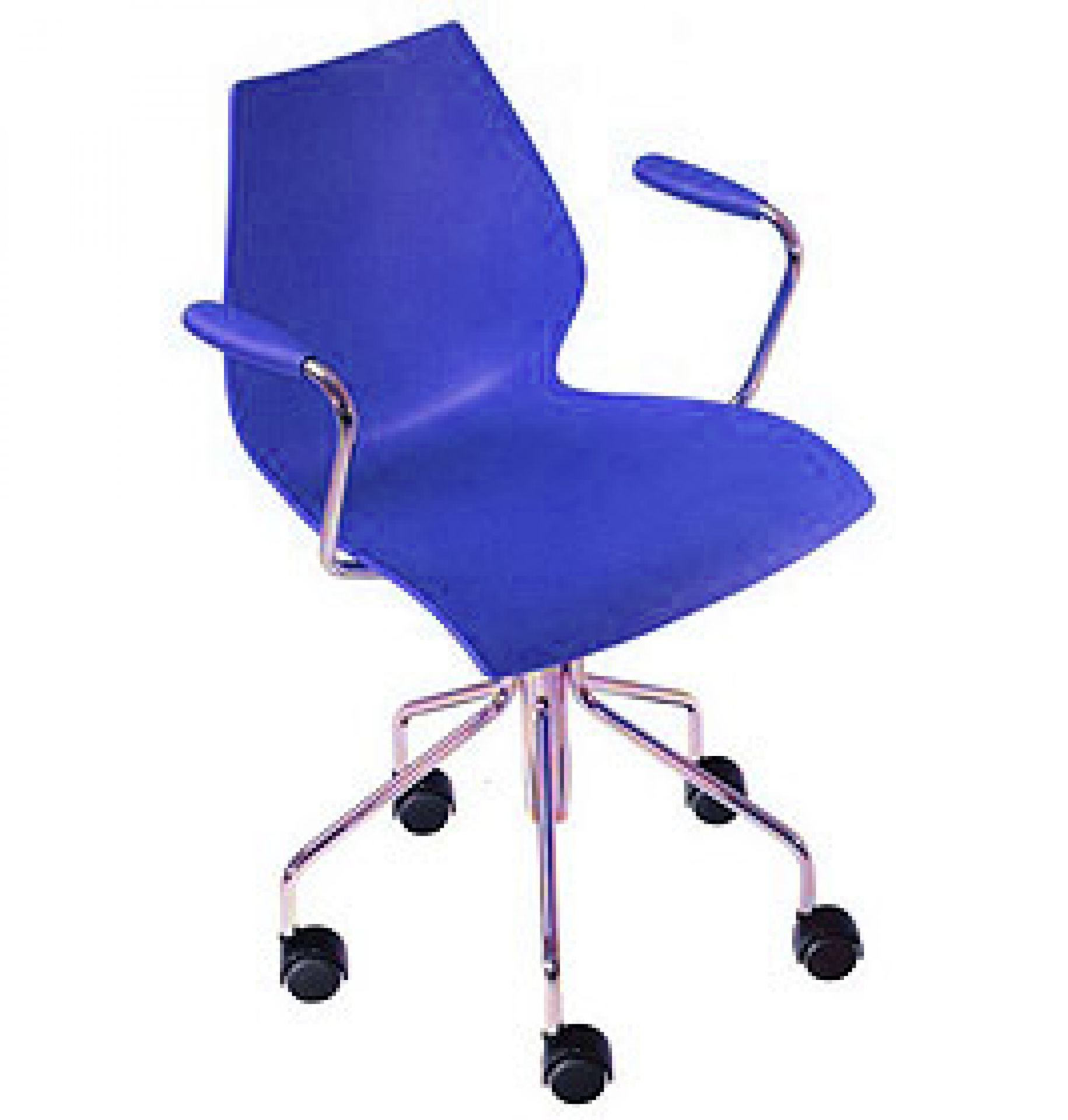 Chaise pivotante Maui avec vérin à gaz et accoudoirs Kartell