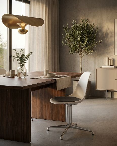 Eames Plasic Side Chair DSL RE chaise avec assise rembourrée Vitra 