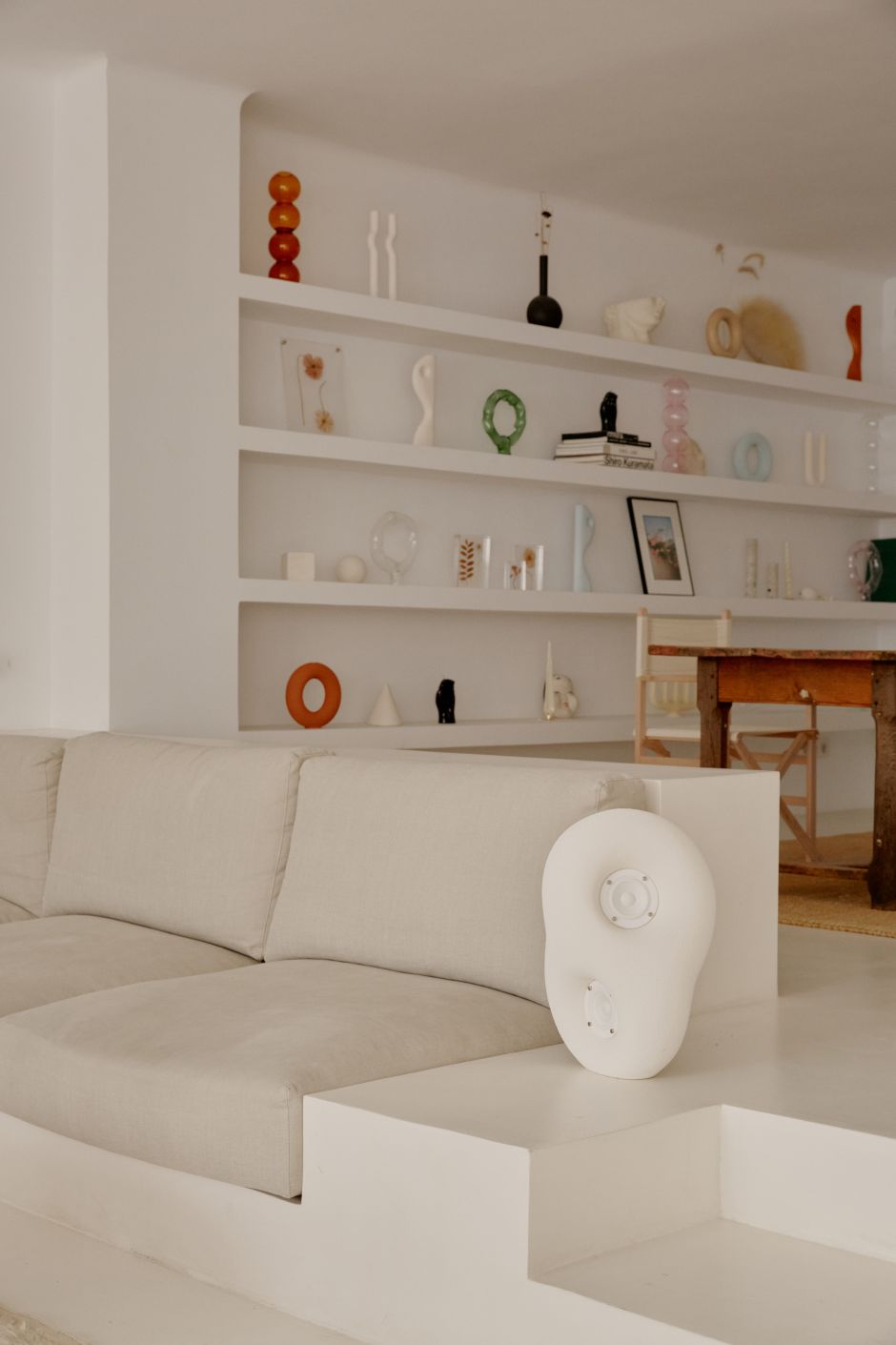 Sculpture acoustique Haut-parleur Transparent