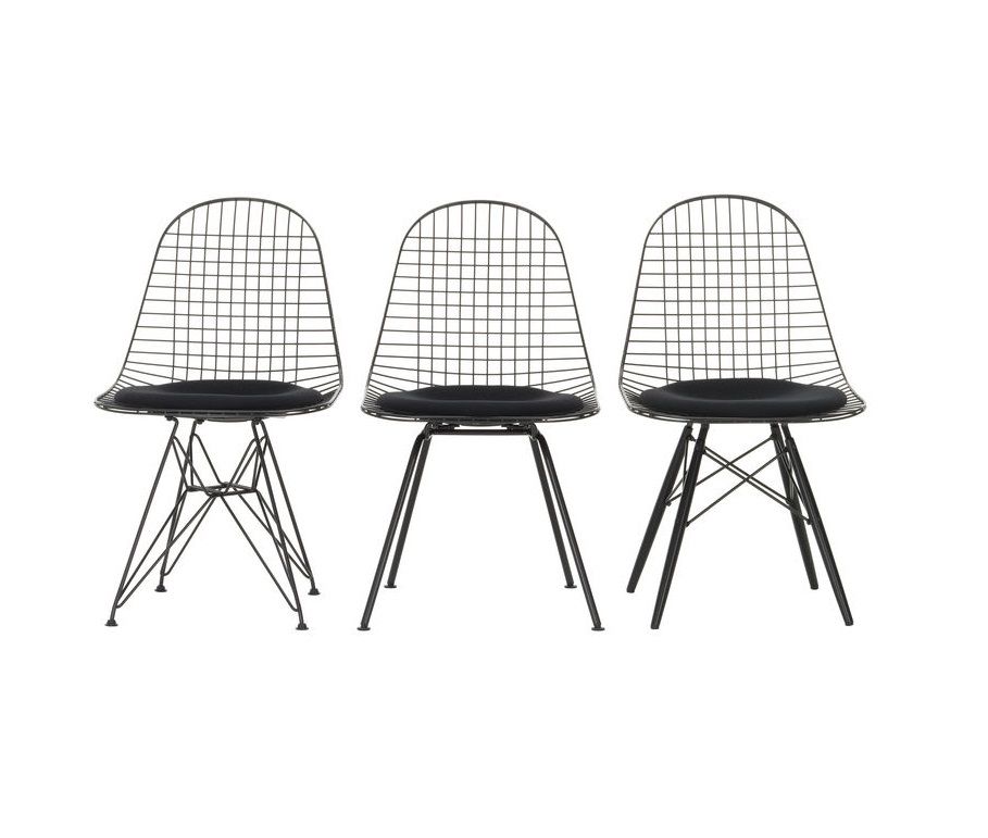 DKW-5 Wire Chair Chaise avec coussins Vitra