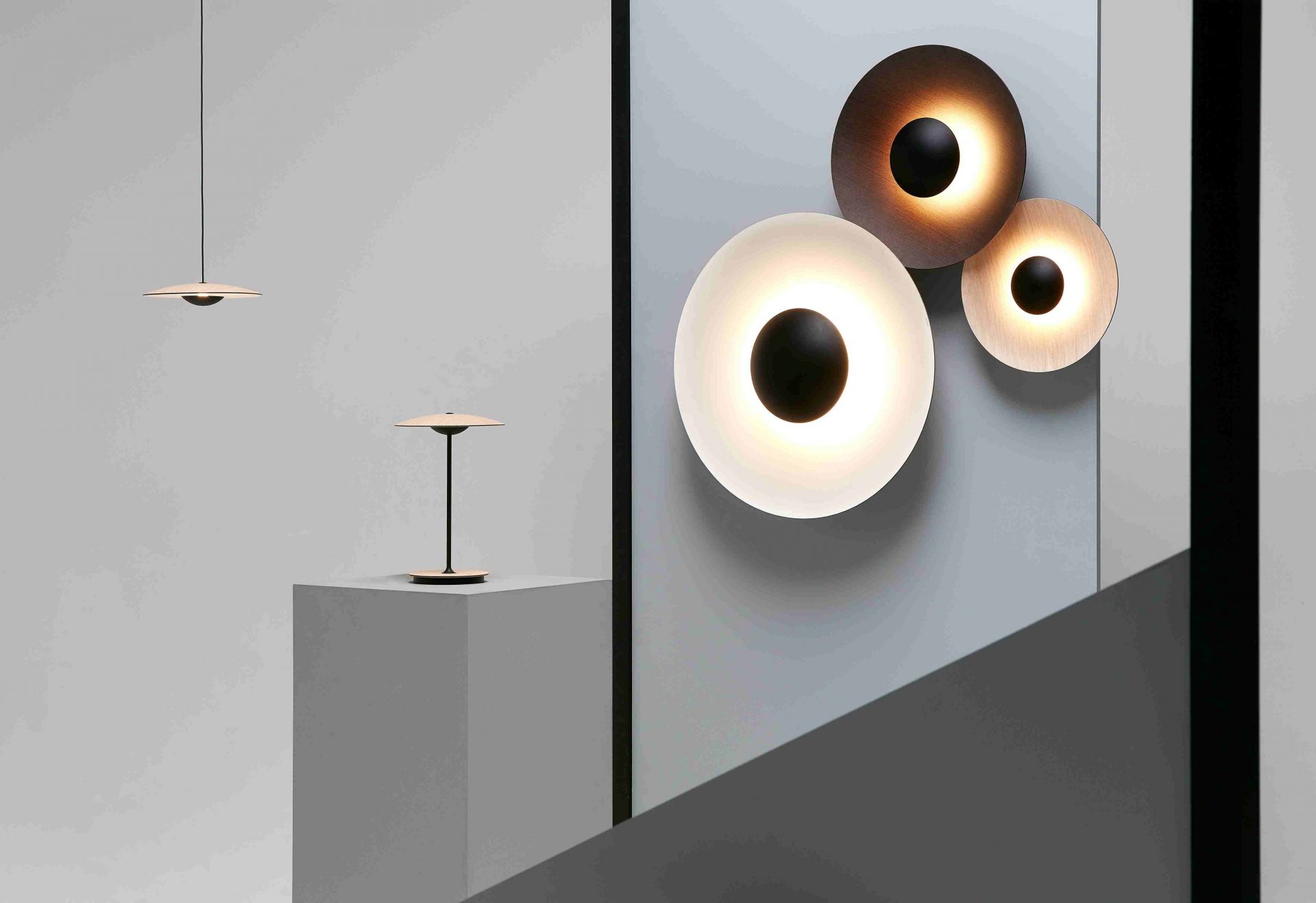 Ginger 32 C LED Plafonnier marset chêne-chêne