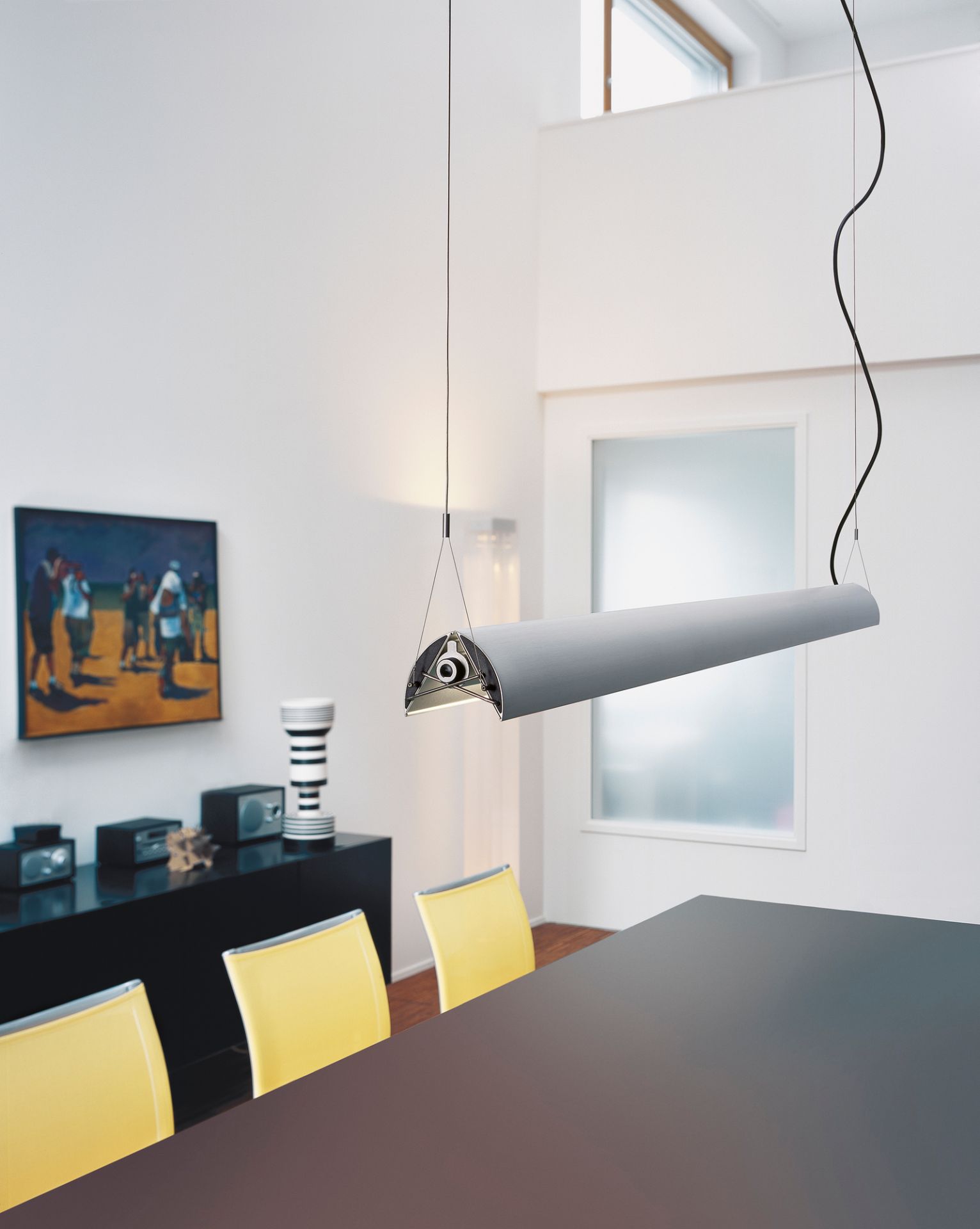 Updown 30 Lumière pendentif Belux Noir 3000K Dimmable