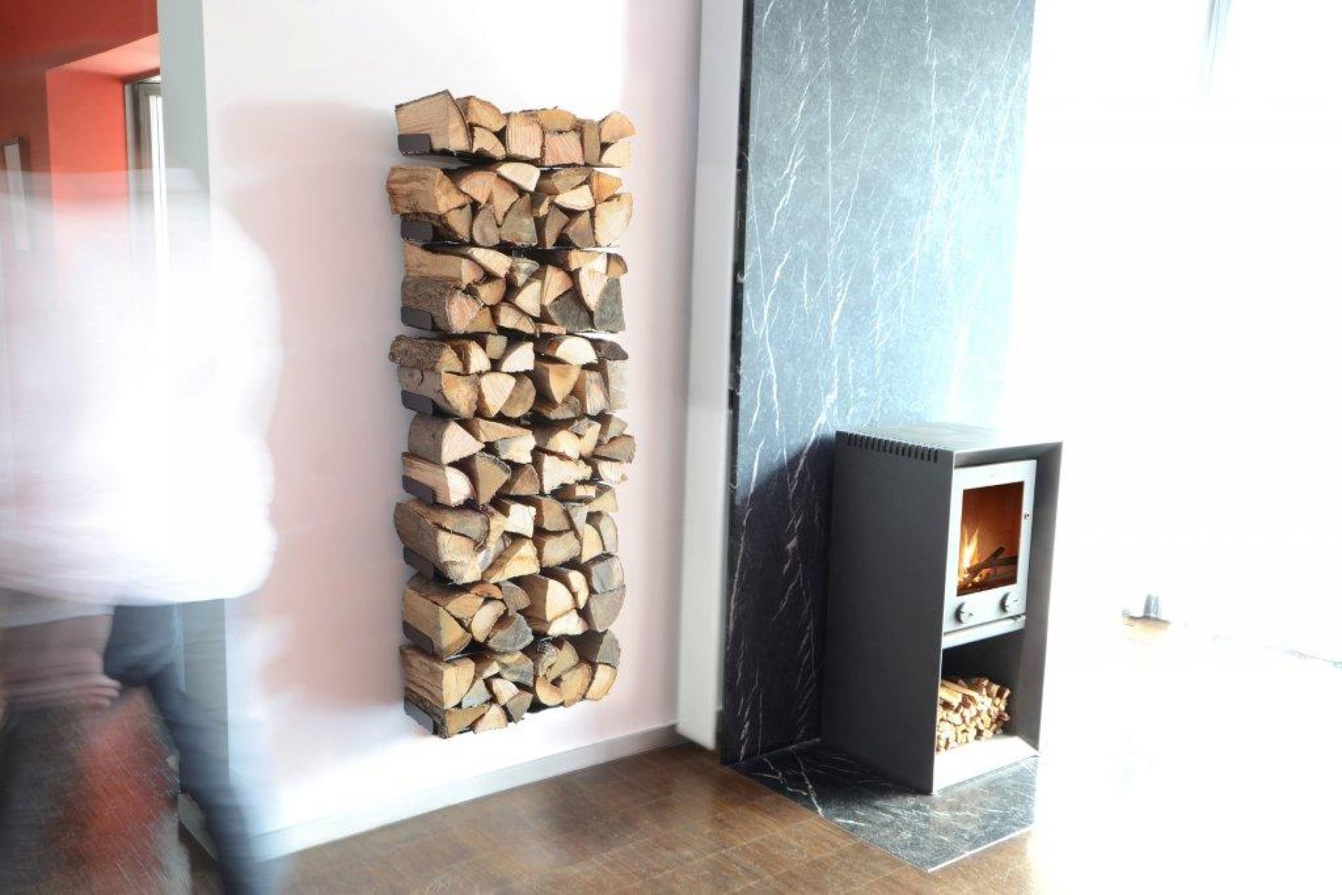 Wooden Tree Étagère pour bois Radius