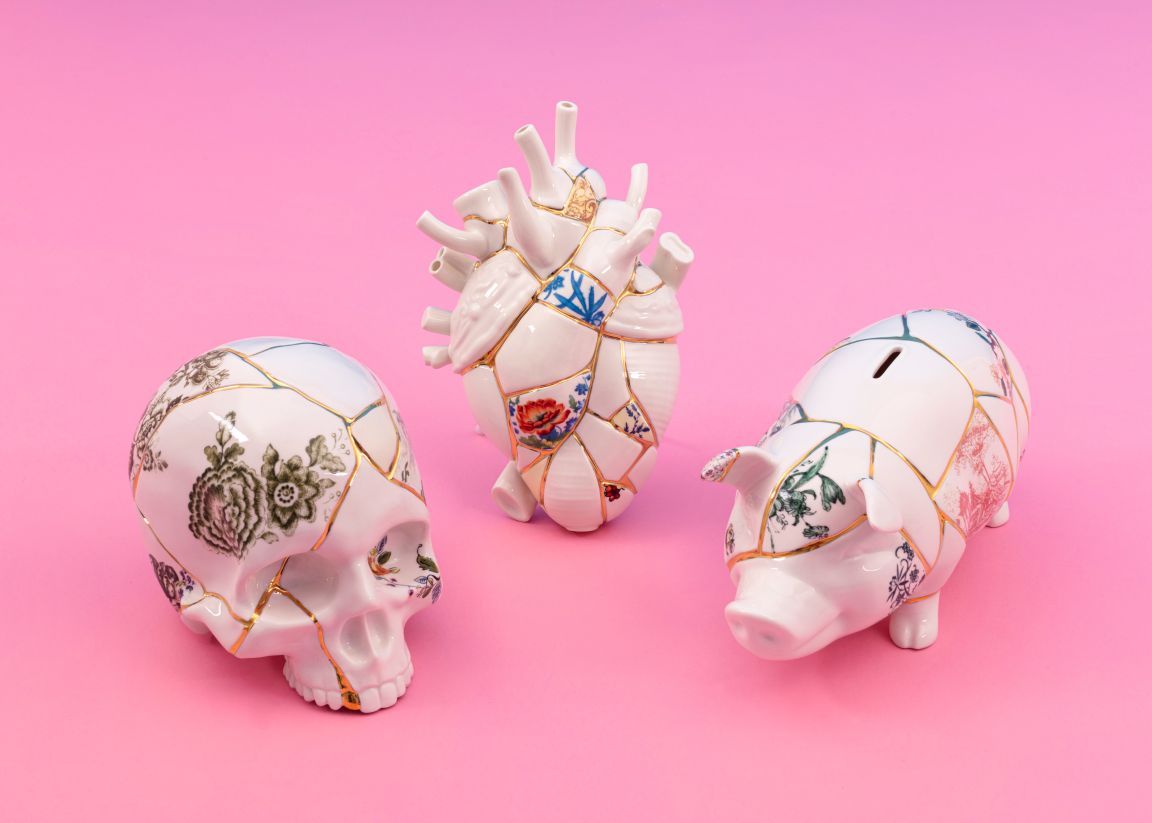 Kintsugi Moneybox Tirelire Piggy Bank Seletti