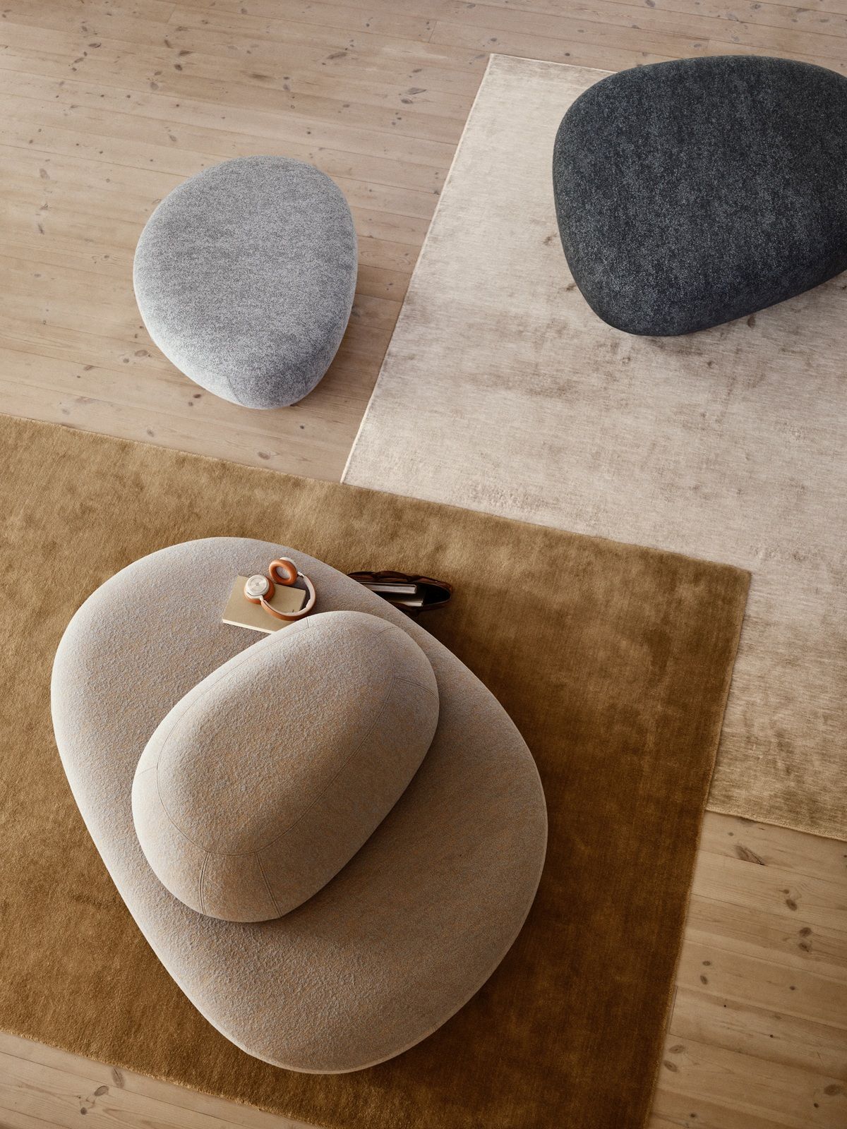 Sisters Pouf Tabouret Softline