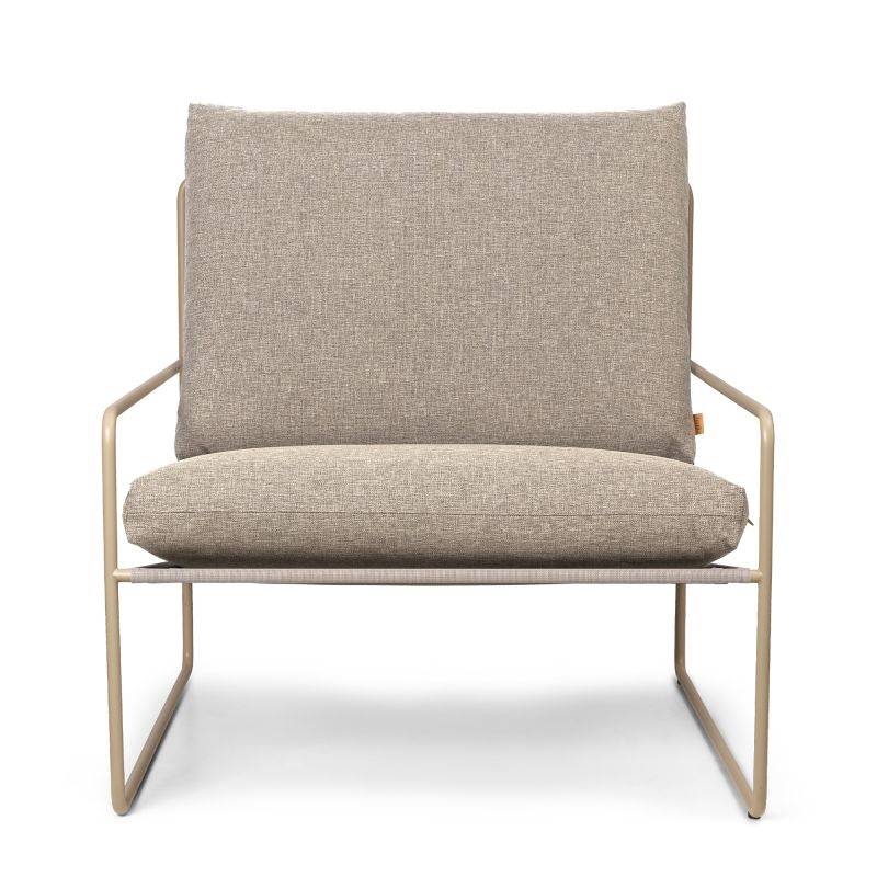 Desert Fauteuil 1 place extérieur piètement cachemire Ferm Living