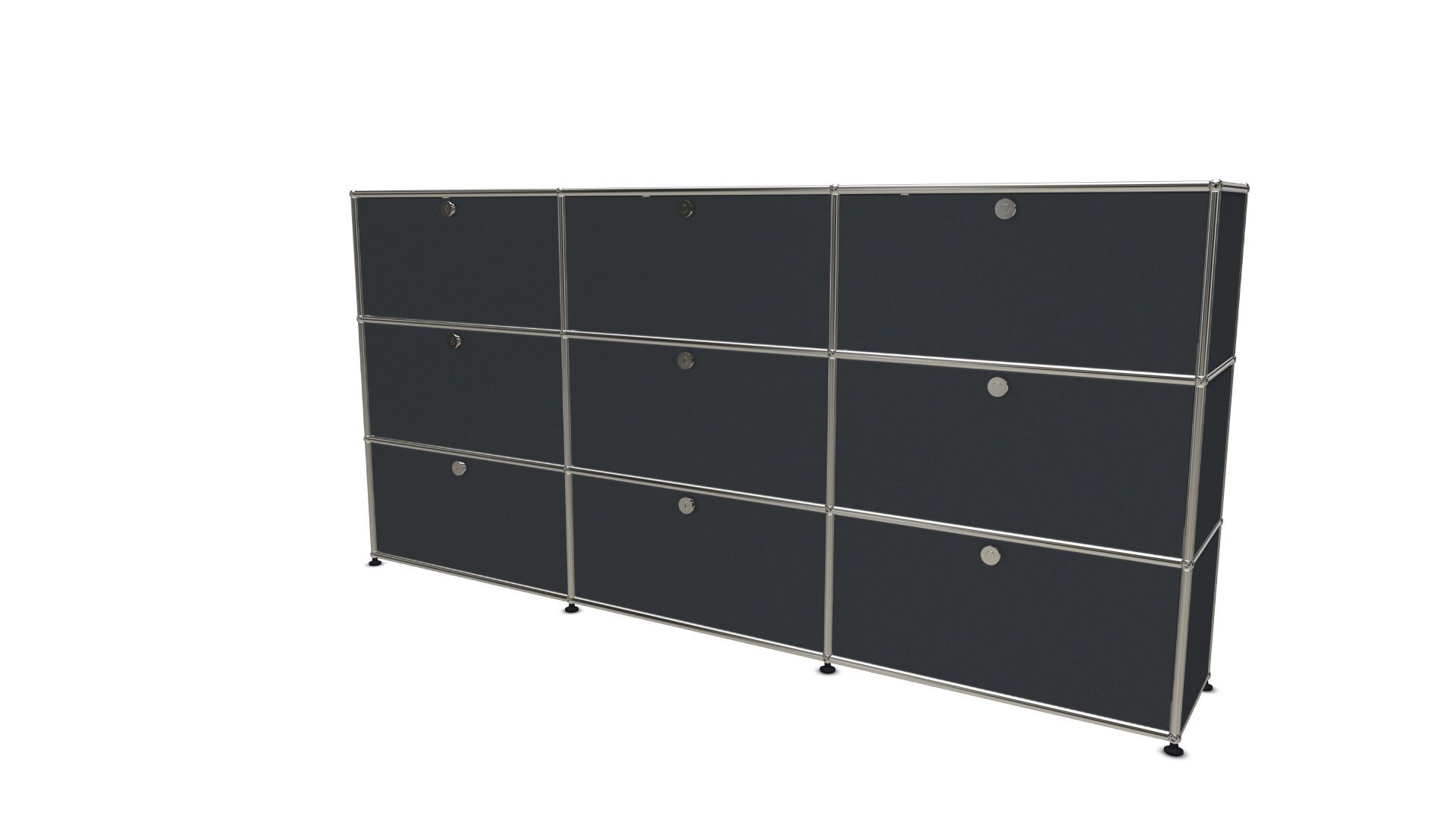 USM Haller Highboard breite Version anthrazit