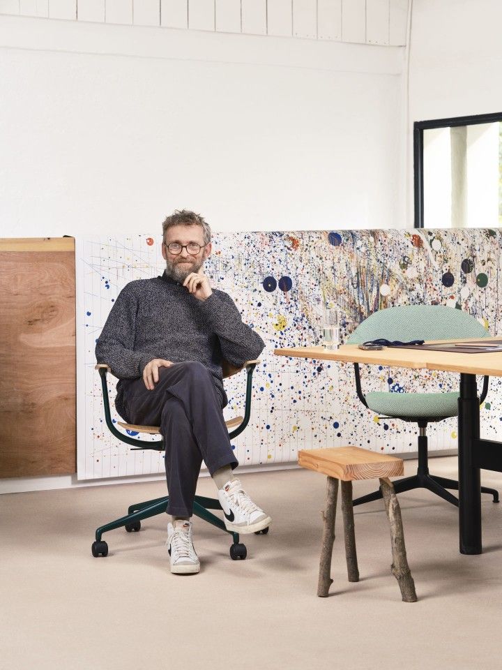 Mynt dossier et assise plastique Chaise de bureau Vitra