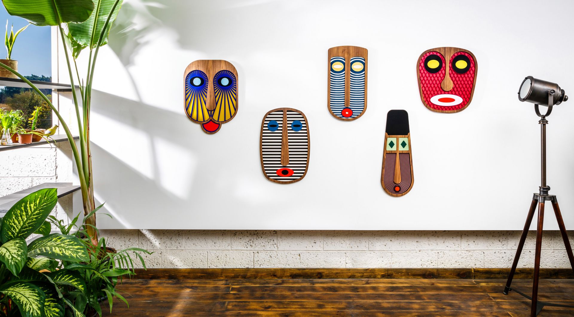 Modern African Mask #6 Décoration murale Umasqu OFFRE SPECIALE